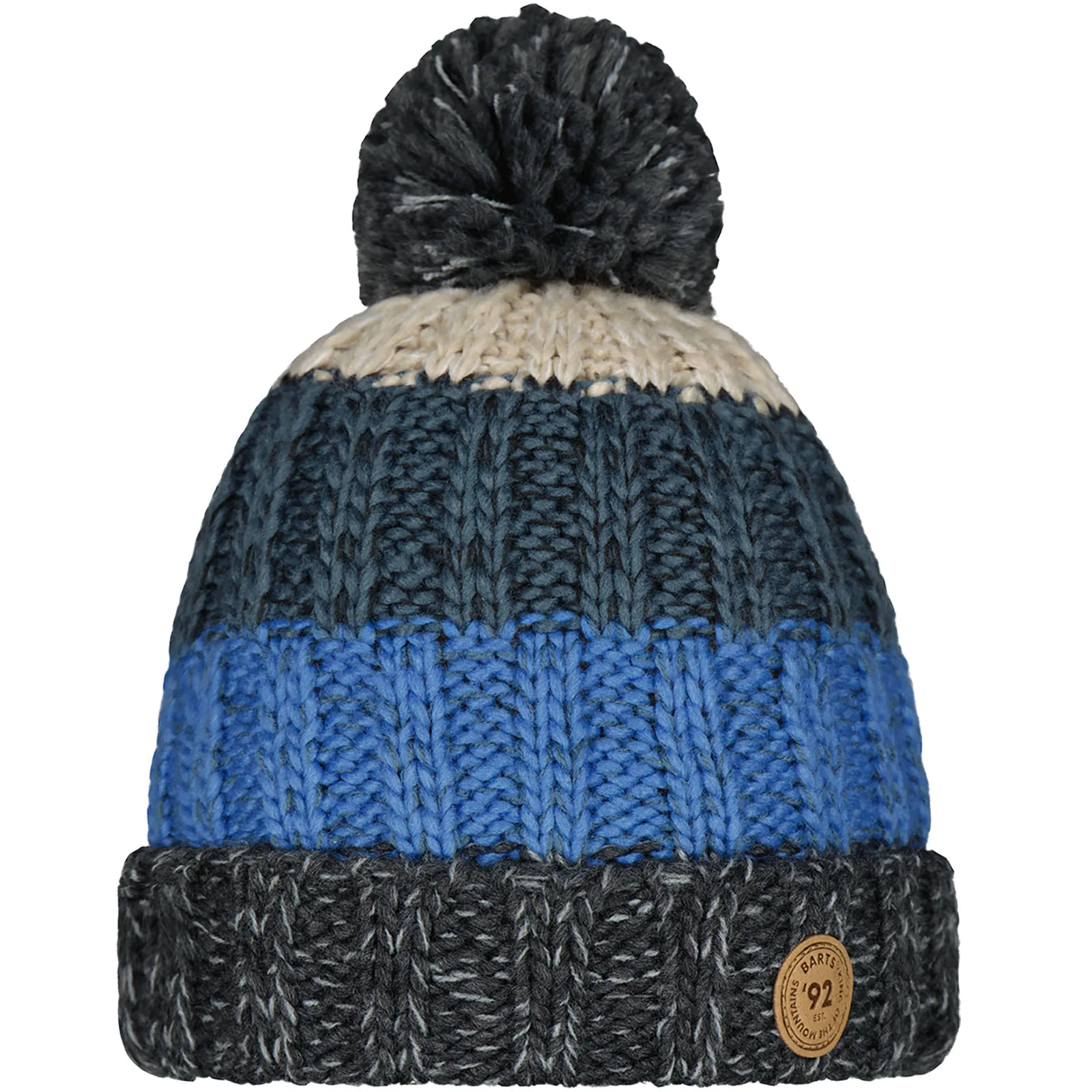Barts Kids Wilhelm Chunky Cable Knit Bobble Hat - Image 5