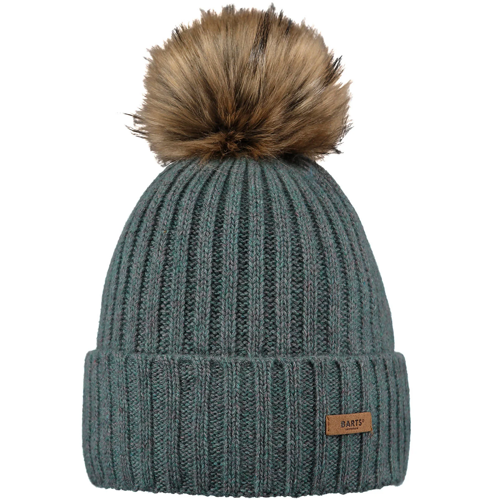 Barts Womens Augusti Faux Fur Pom Pom Bobble Hat - Image 6