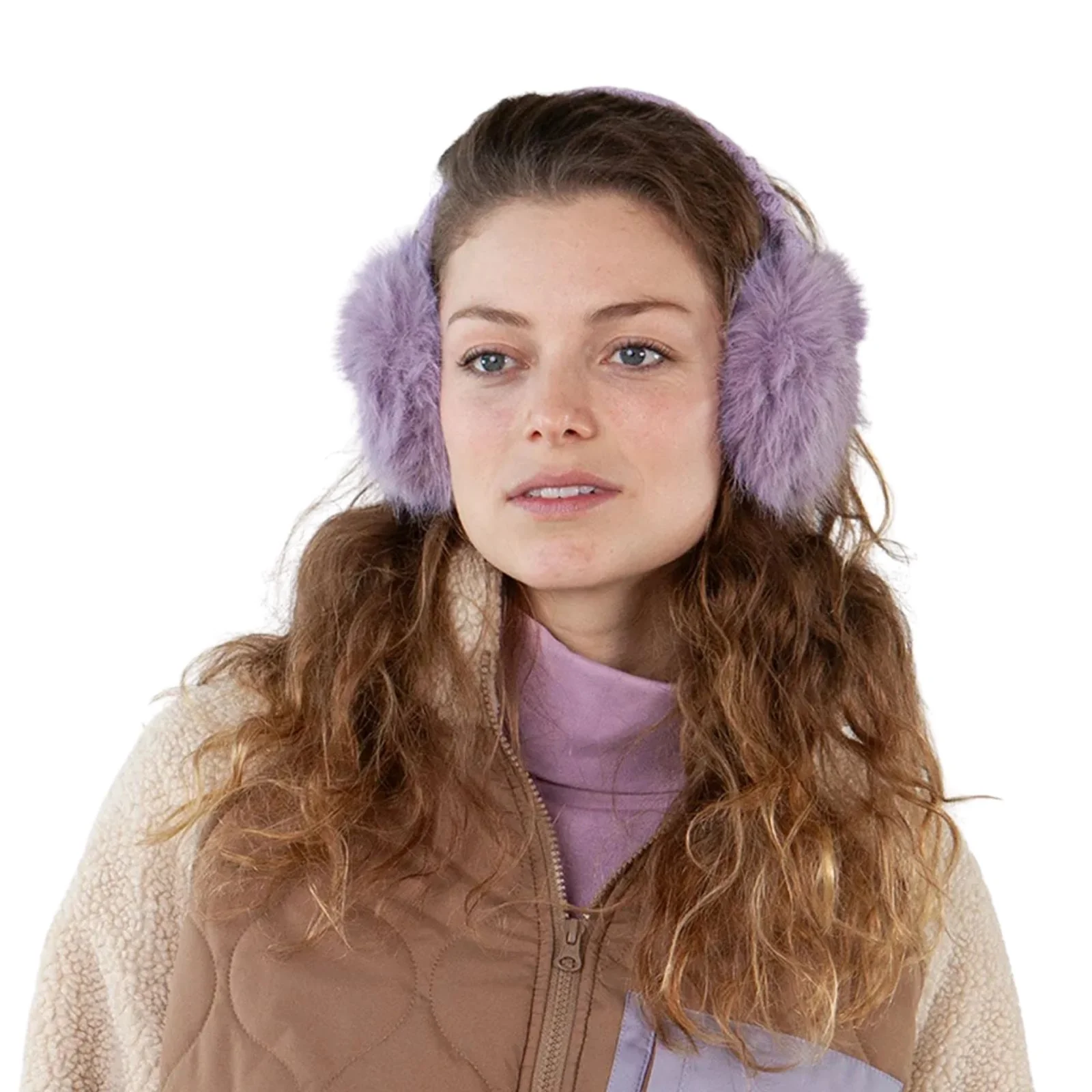 Barts Womens Faux Fur Cable Knit Earmuffs - Image 11