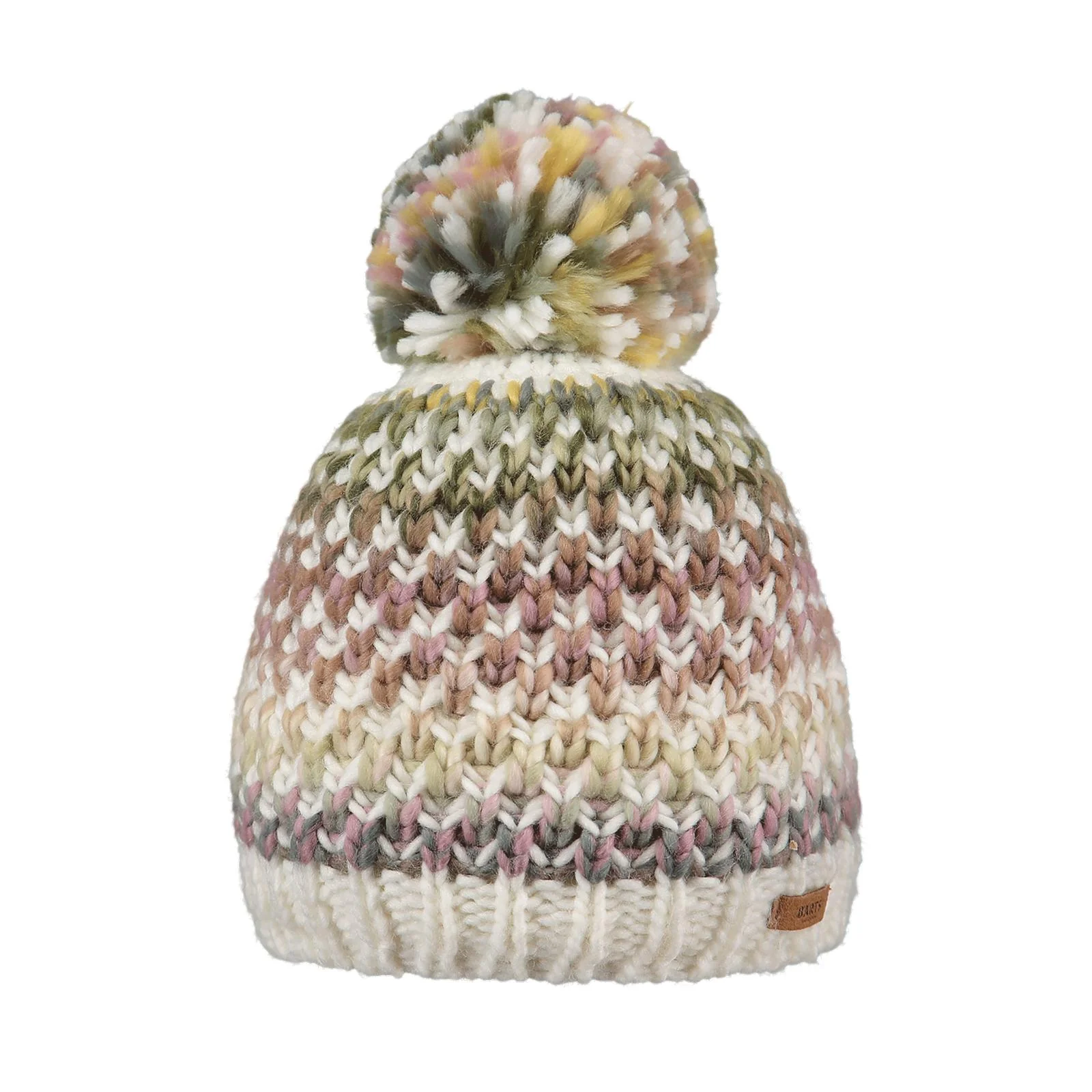 Barts Womens Nicole Knitted Lined Warm Winter Beanie Bobble Hat - Image 4