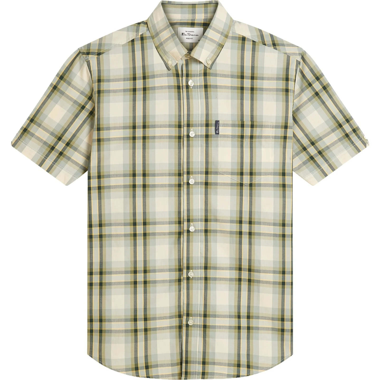 Ben Sherman Mens Classic Check Short Sleeve Shirt - Image 10
