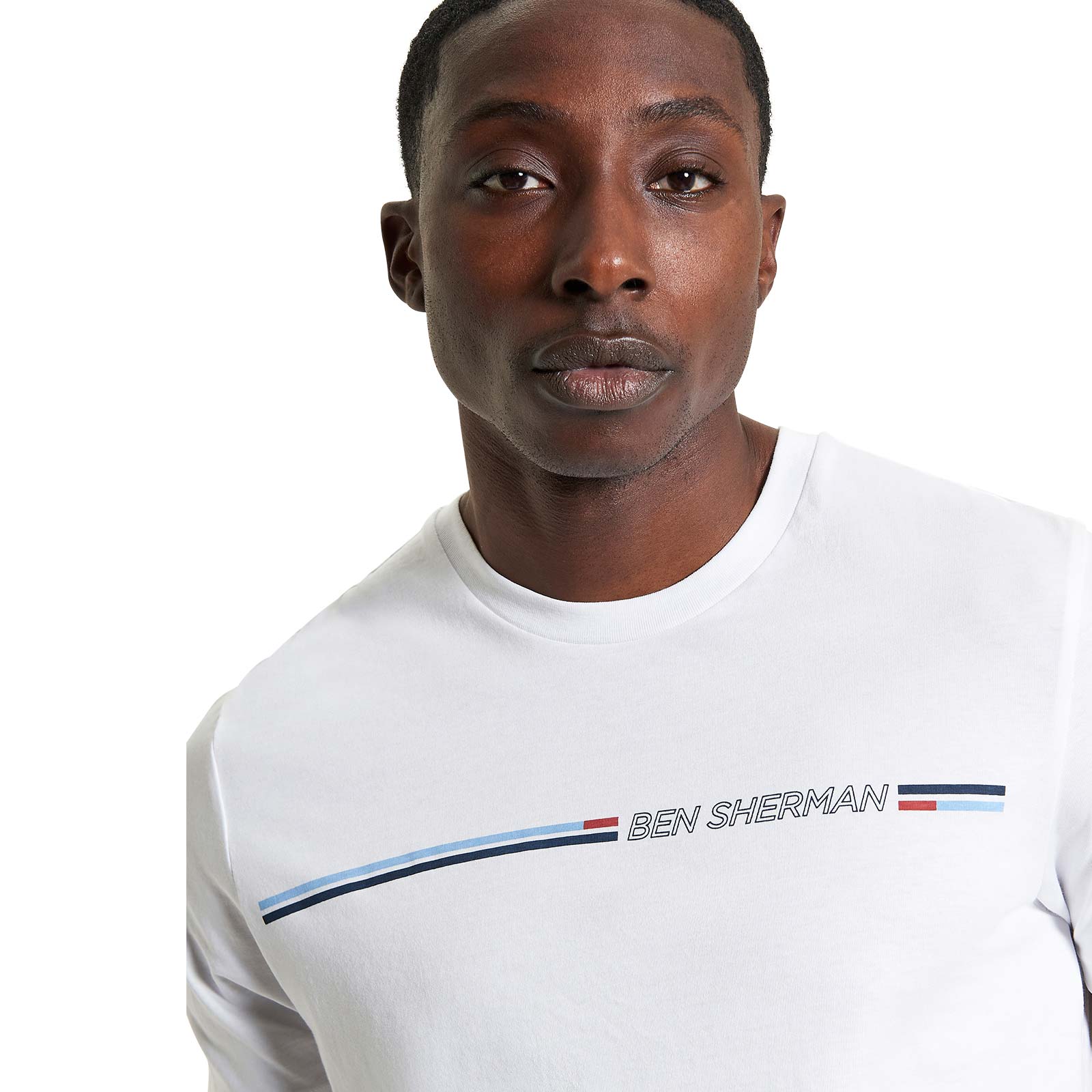 Ben Sherman Mens Core Stripe Tee Short Sleeve T-Shirt - Image 8