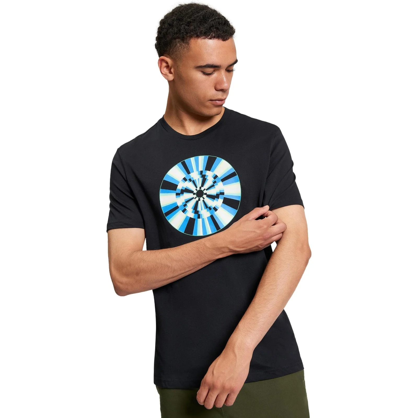 Ben Sherman Mens Disk Target Graphic Short Sleeve T-Shirt