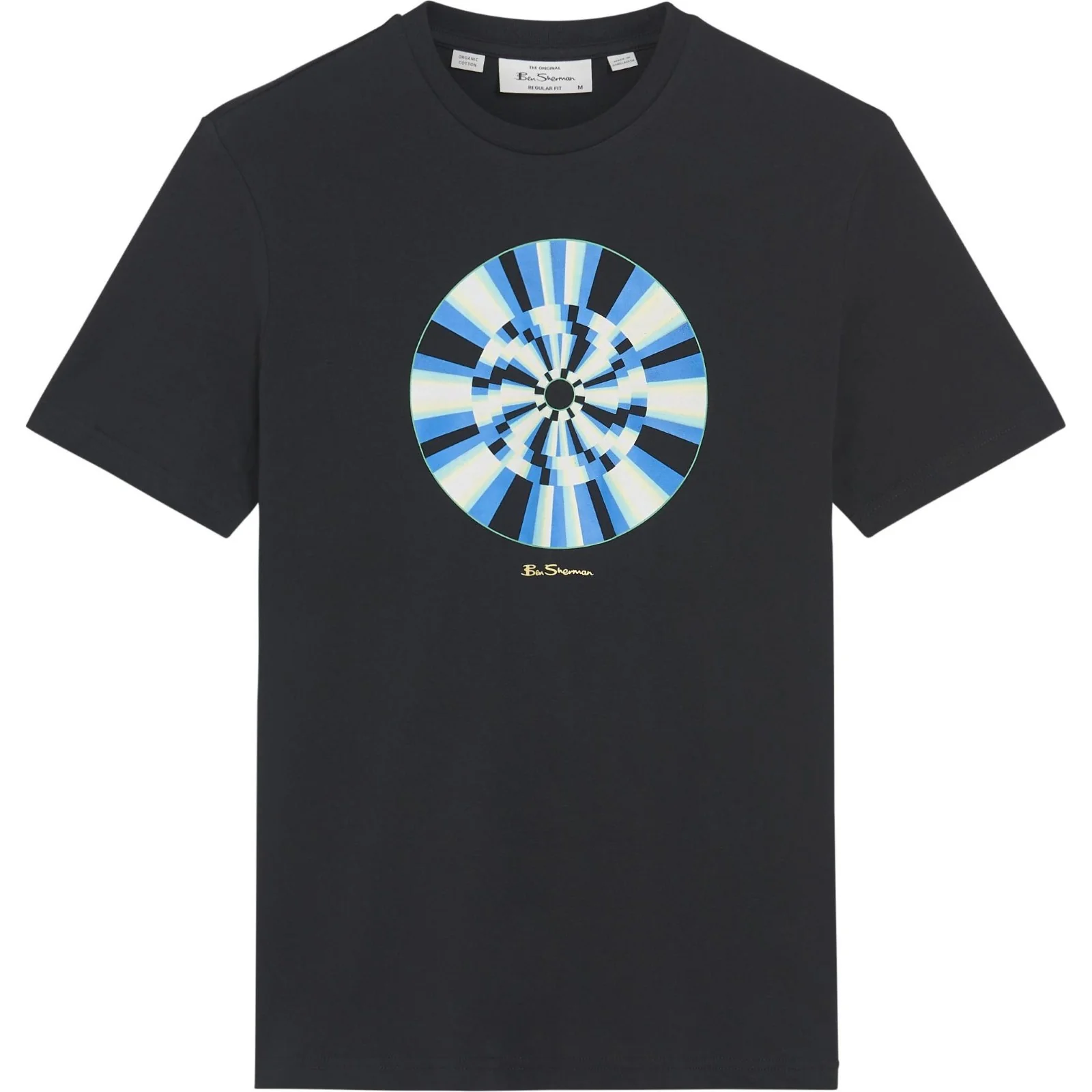 Ben Sherman Mens Disk Target Graphic Short Sleeve T-Shirt - Image 5