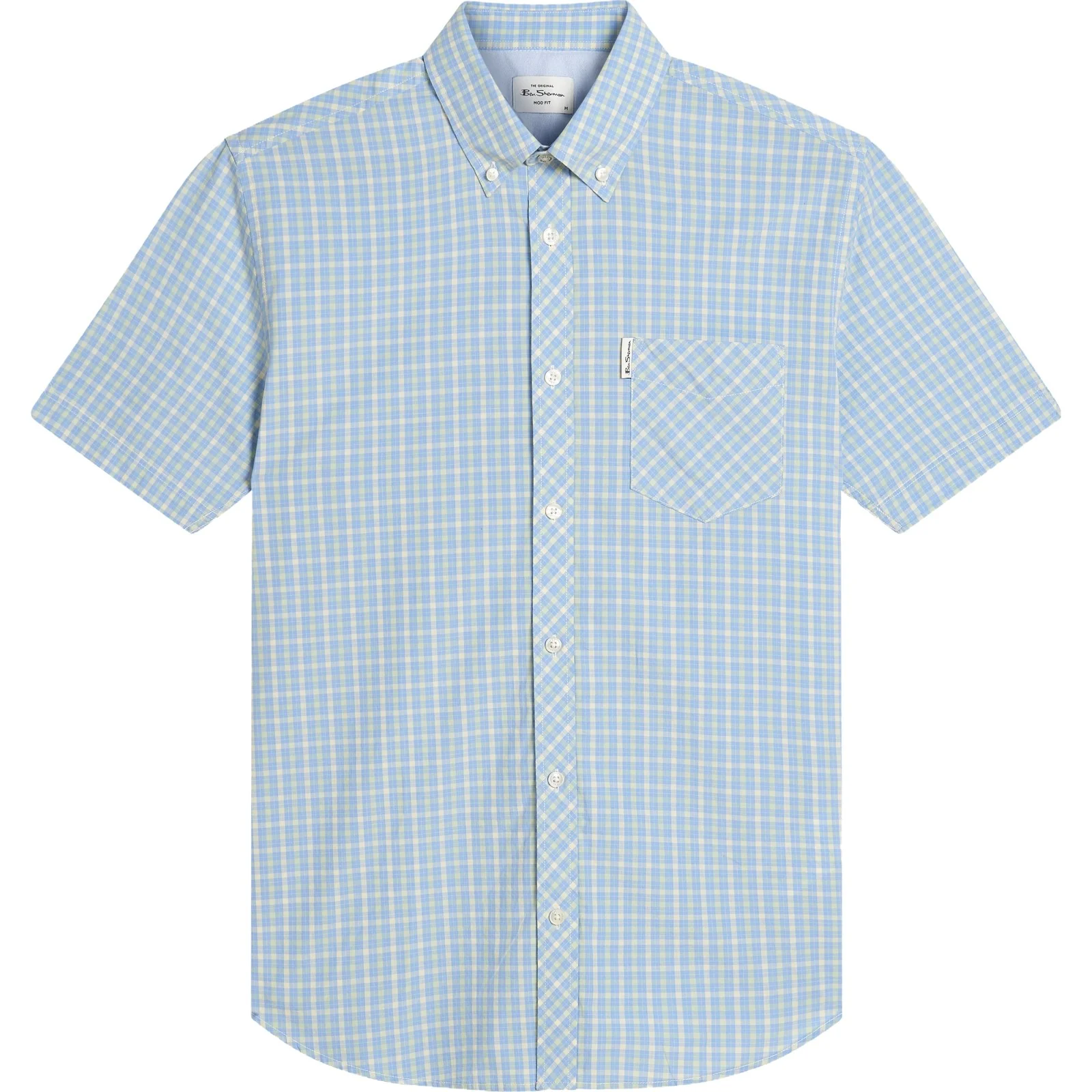 Ben Sherman Mens Signature House Check Short Sleeve Shirt - Image 14