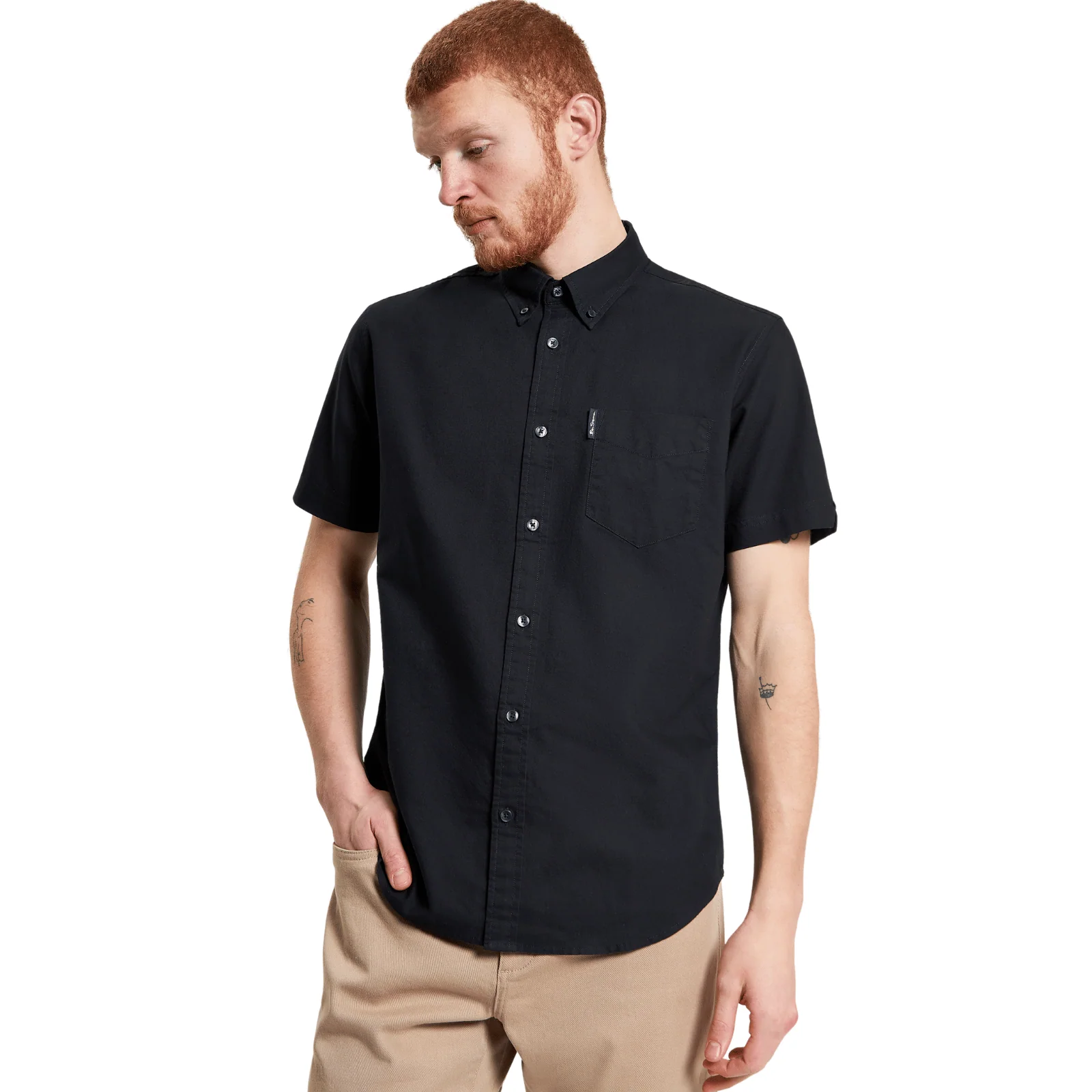 Ben Sherman Mens Signature Oxford Short Sleeve Shirt - Image 4
