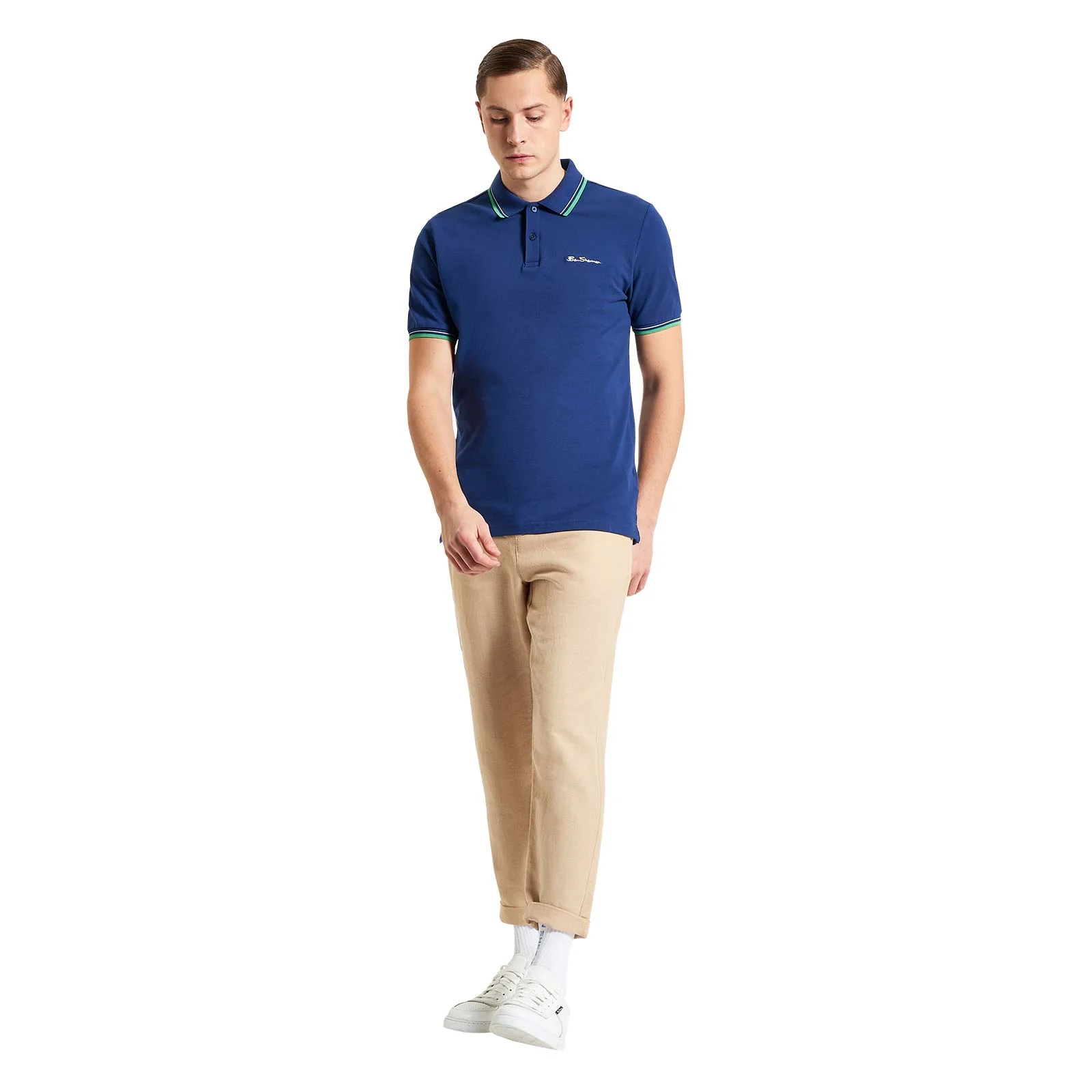 Ben Sherman Mens Signature Pique Short Sleeve Polo Shirt - Image 25