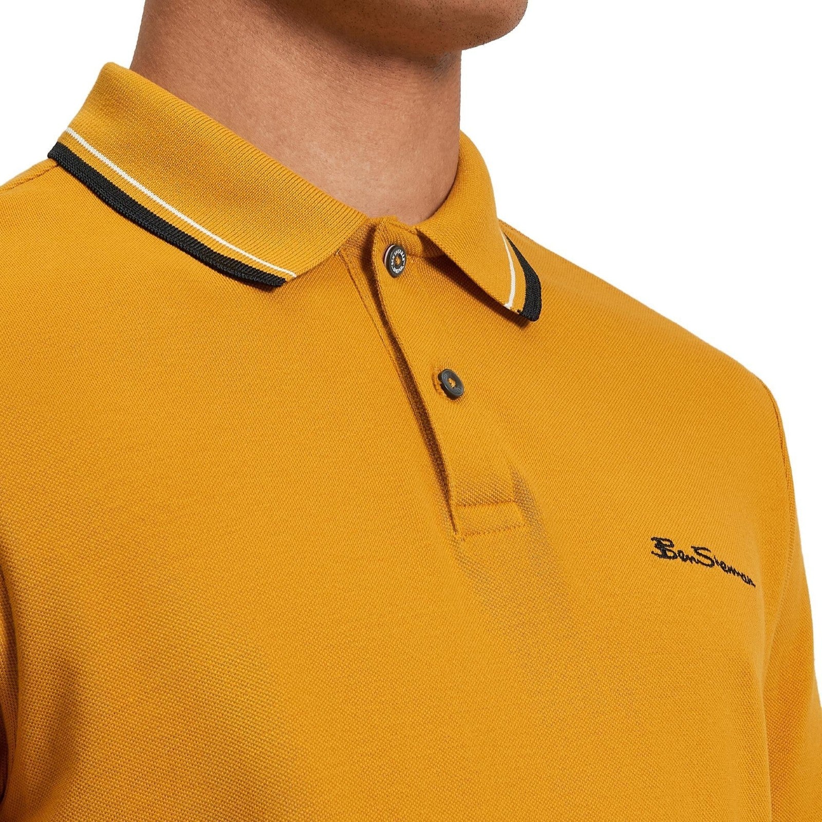 Ben Sherman Mens Signature Pique Short Sleeve Polo Shirt - Image 75