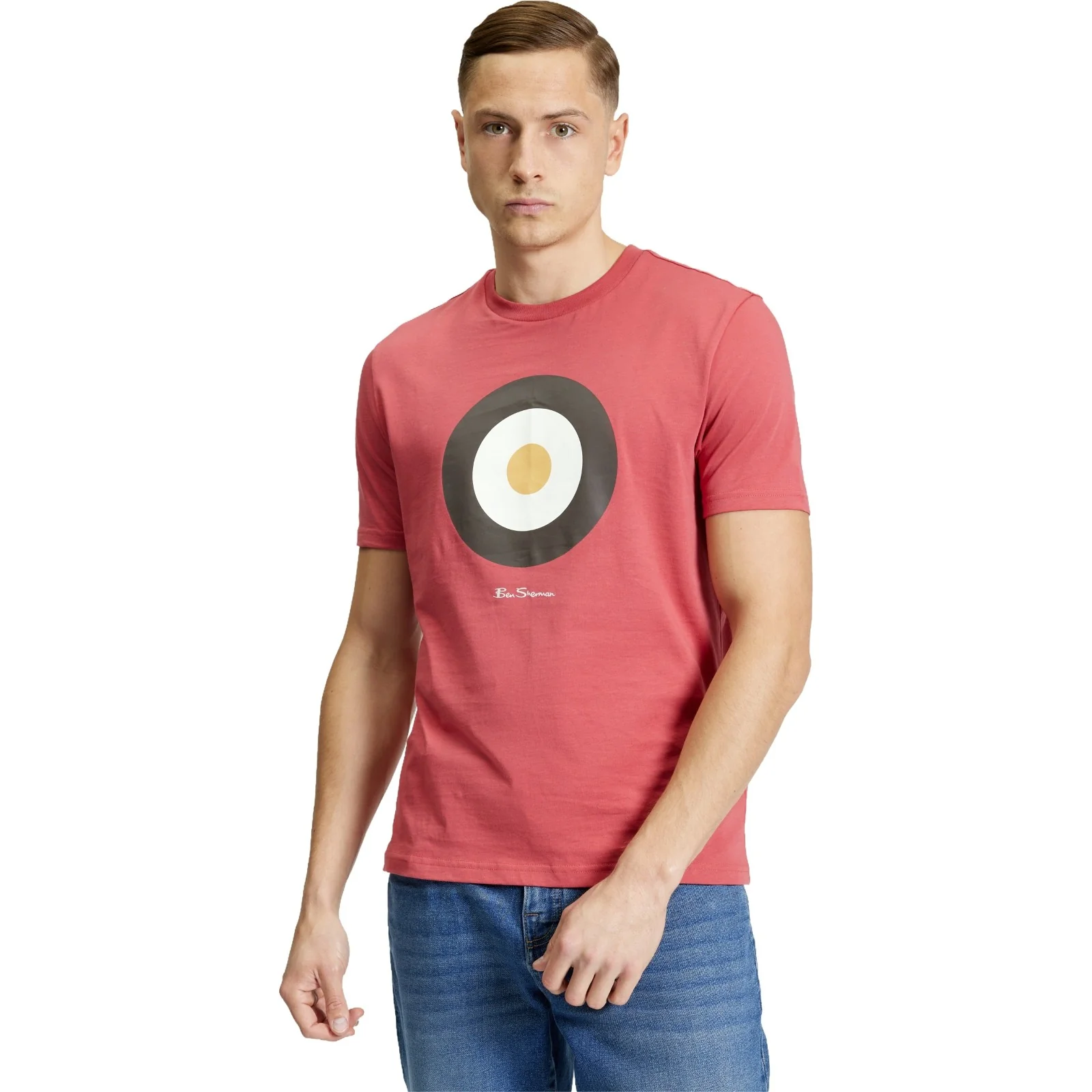 Ben Sherman Mens Signature Target Short Sleeve T-Shirt - Image 3