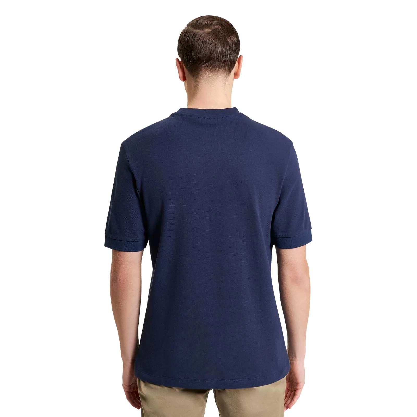 Ben Sherman Mens Tipped Pique Tee Short Sleeve T-Shirt - Image 2