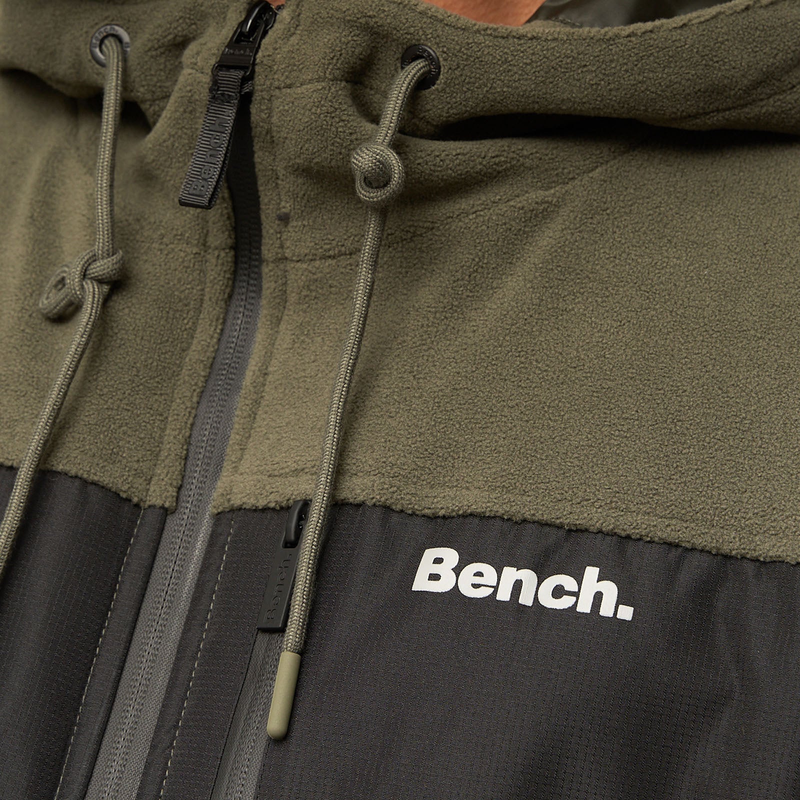 Bench Mens Blaine Full Zip Hooded Fleece Jacket - Image 14