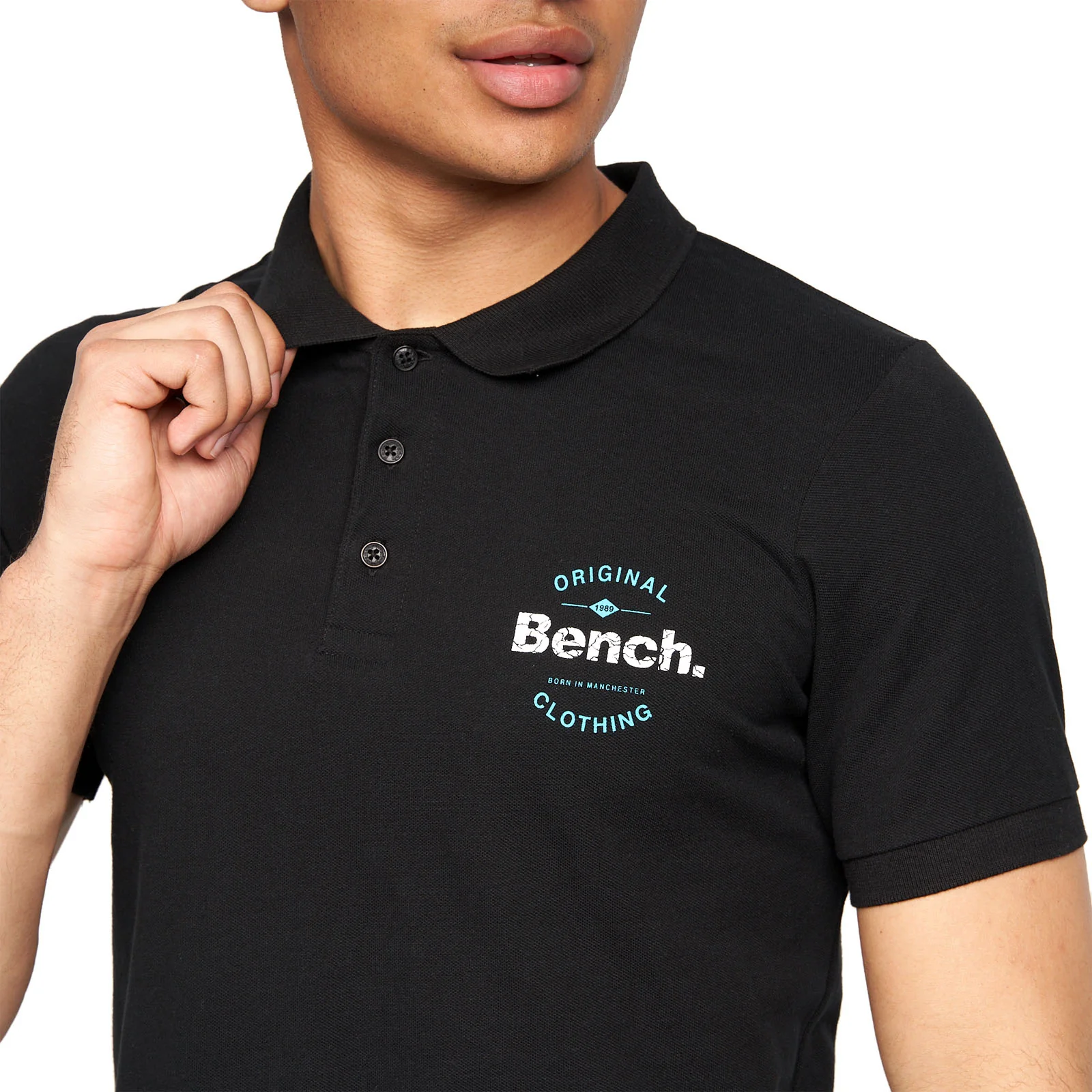 Bench Mens Cometer Short Sleeve Slim Fit Polo Shirt - Image 16