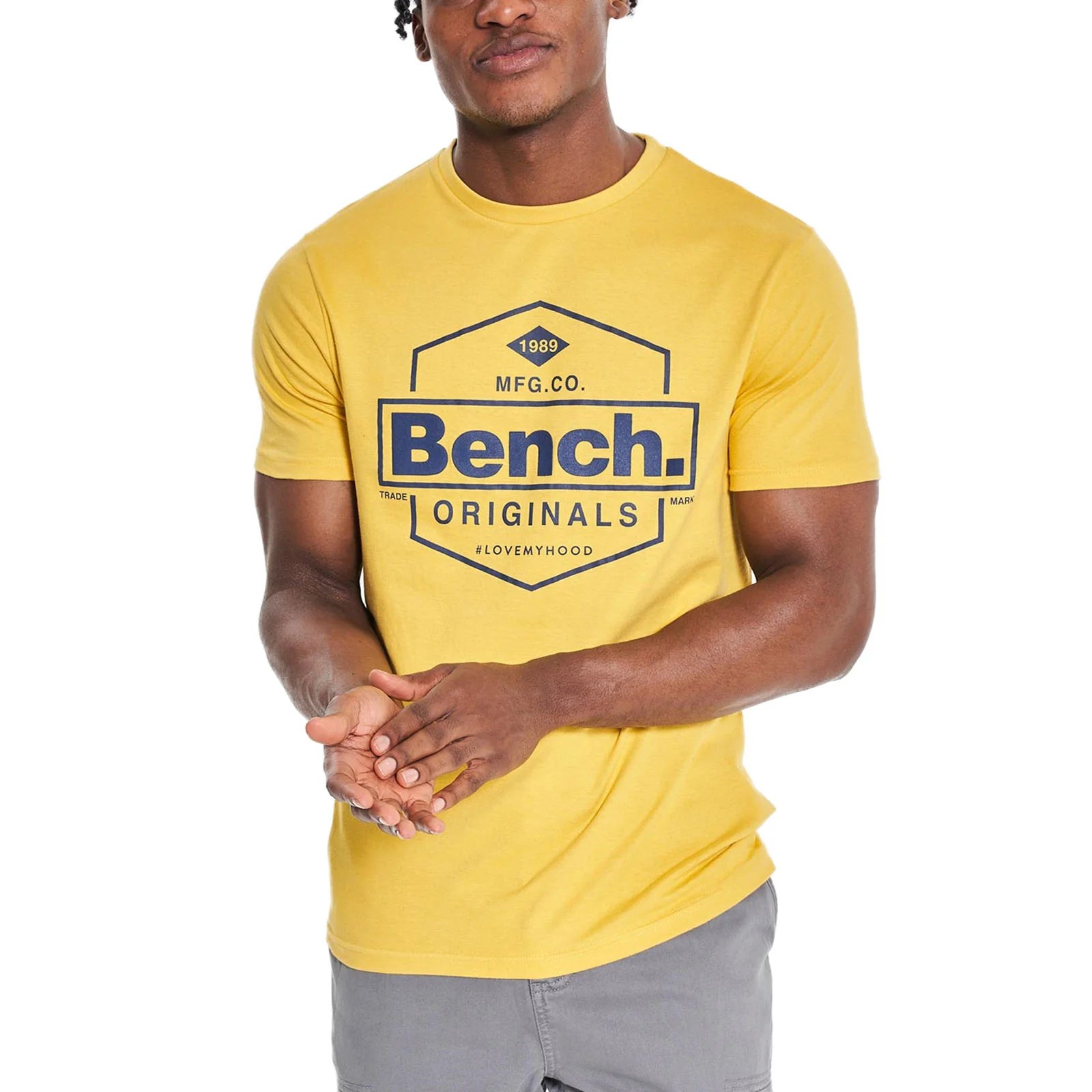 Bench Mens Denzo Short Sleeve T-Shirt - Image 4