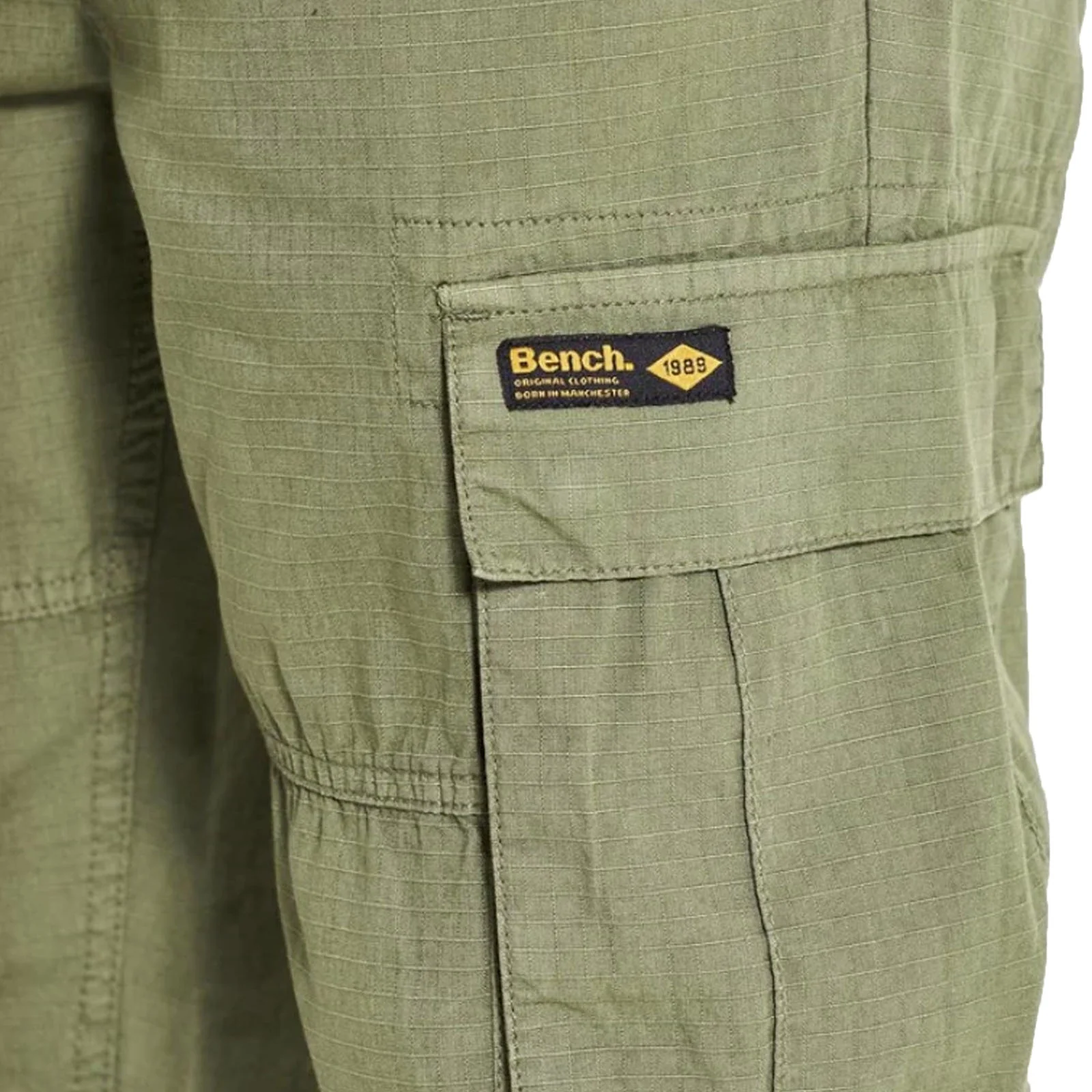 Bench Mens Devvie Twill Military Cargo Pants - Image 3