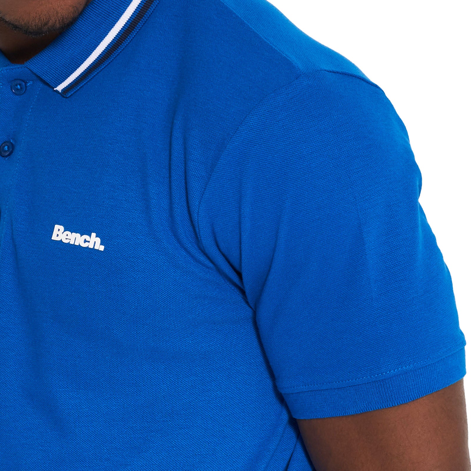 Bench Mens Gruff Twin Tipped Short Sleeve Cotton Polo Shirt - Image 30