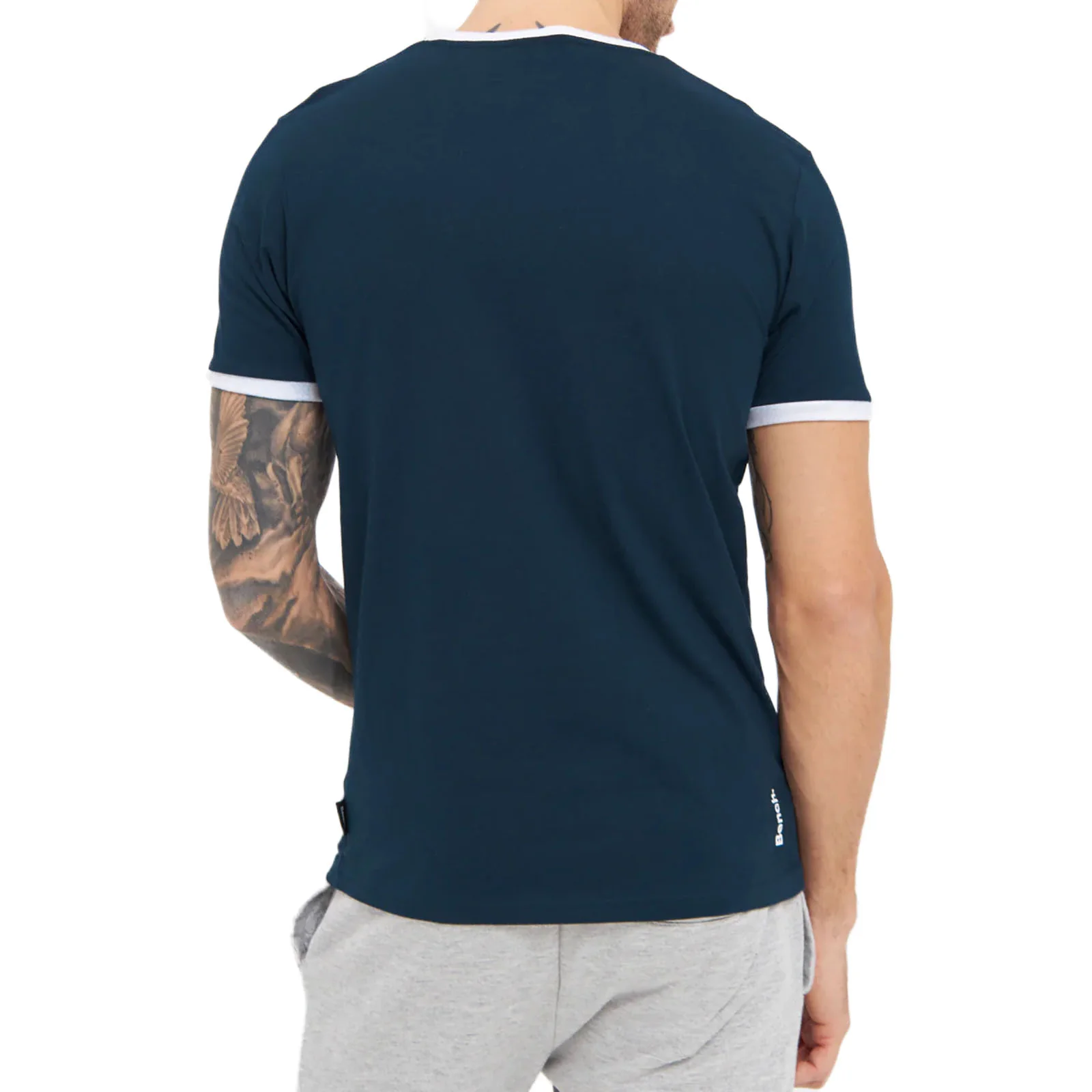 Bench Mens Navi Short Sleeve T-Shirt - Image 5