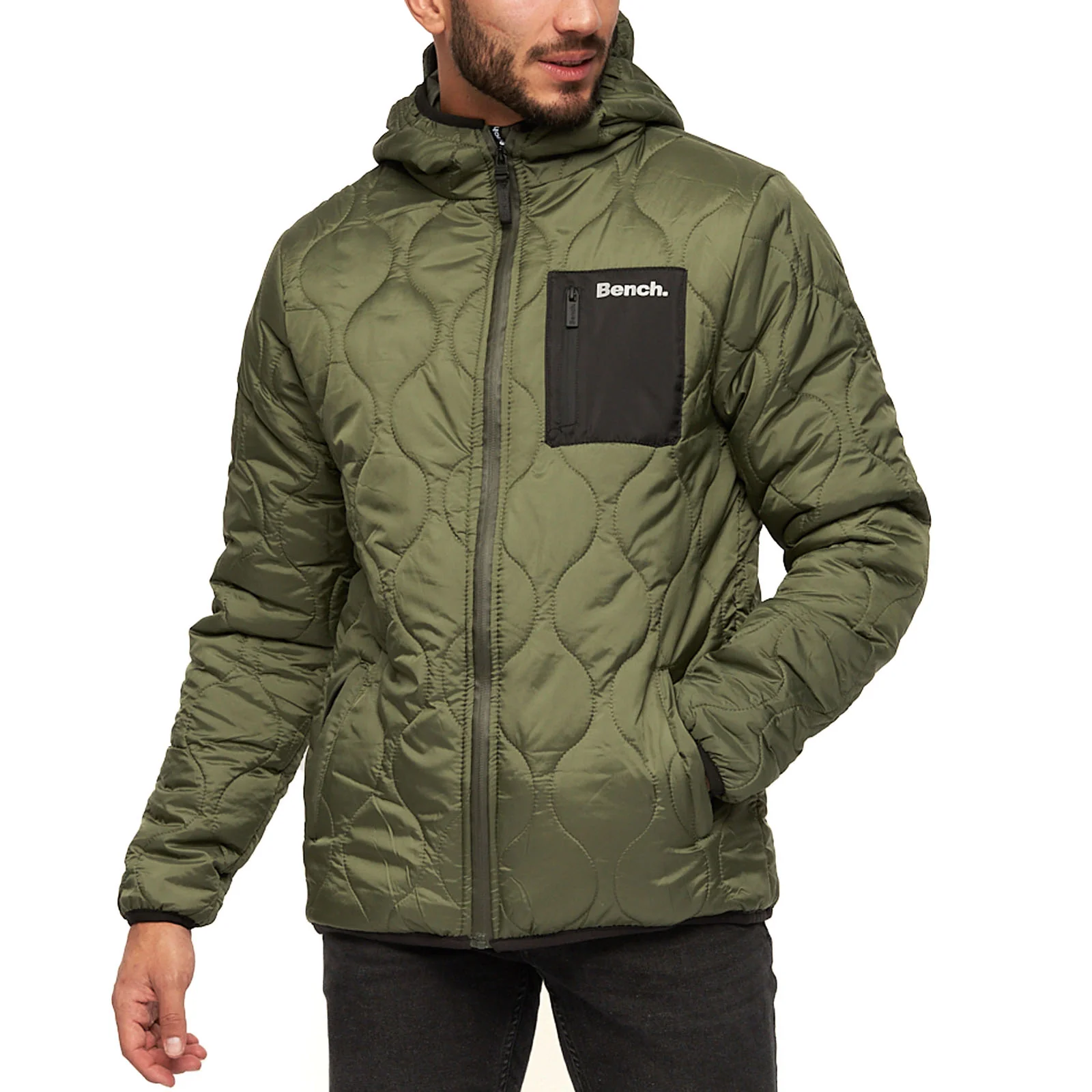 Bench Mens Scall Zip Through Hooded Jacket - Image 11