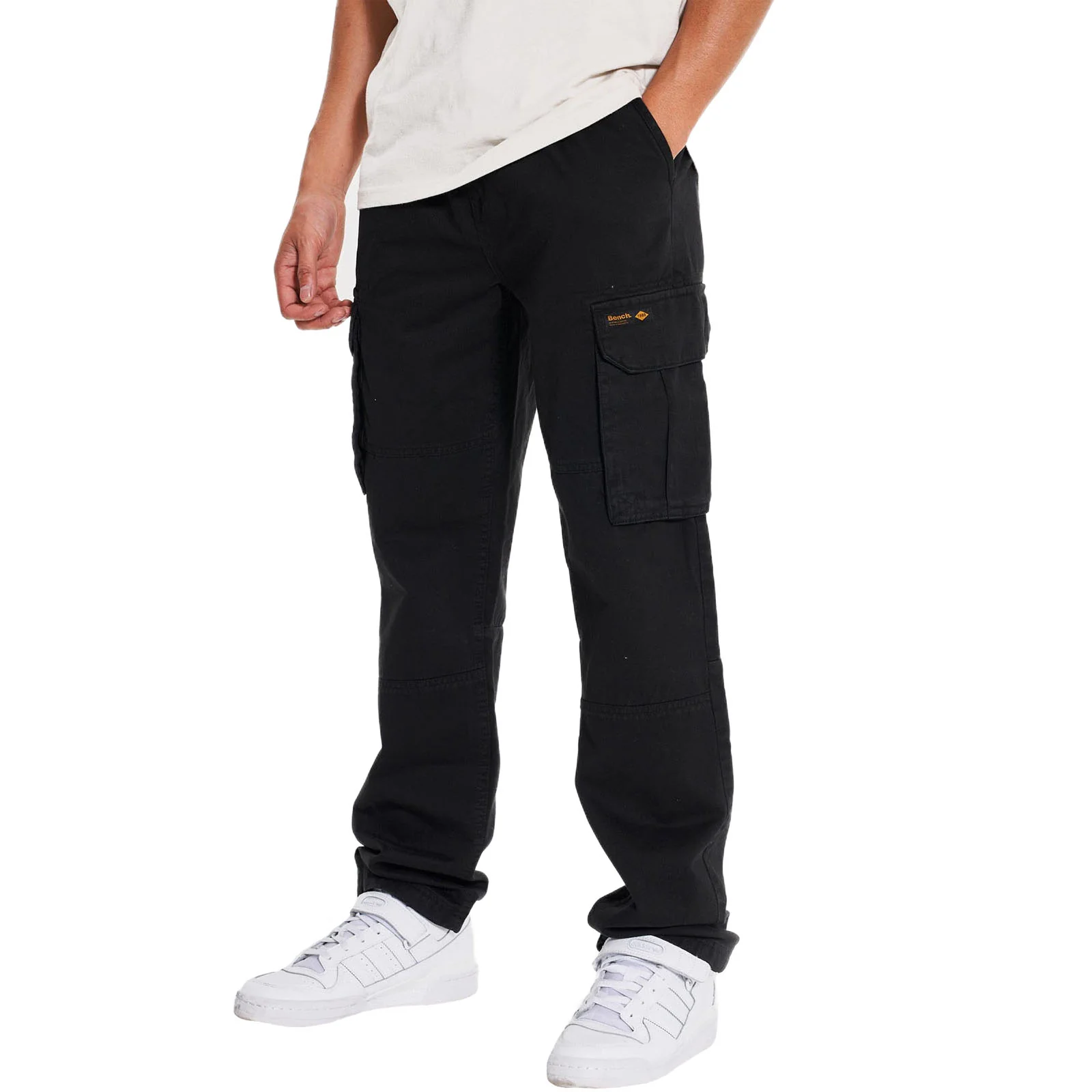 Bench Mens Sergei Multi Pocket Cotton Cargo Pants - Image 2