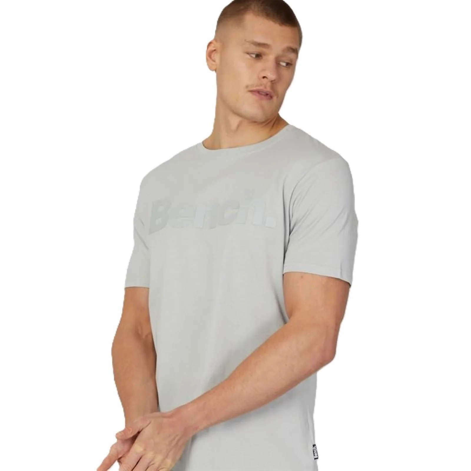 Bench Mens Worsley Casual Crew Neck Cotton T-Shirt - Image 9