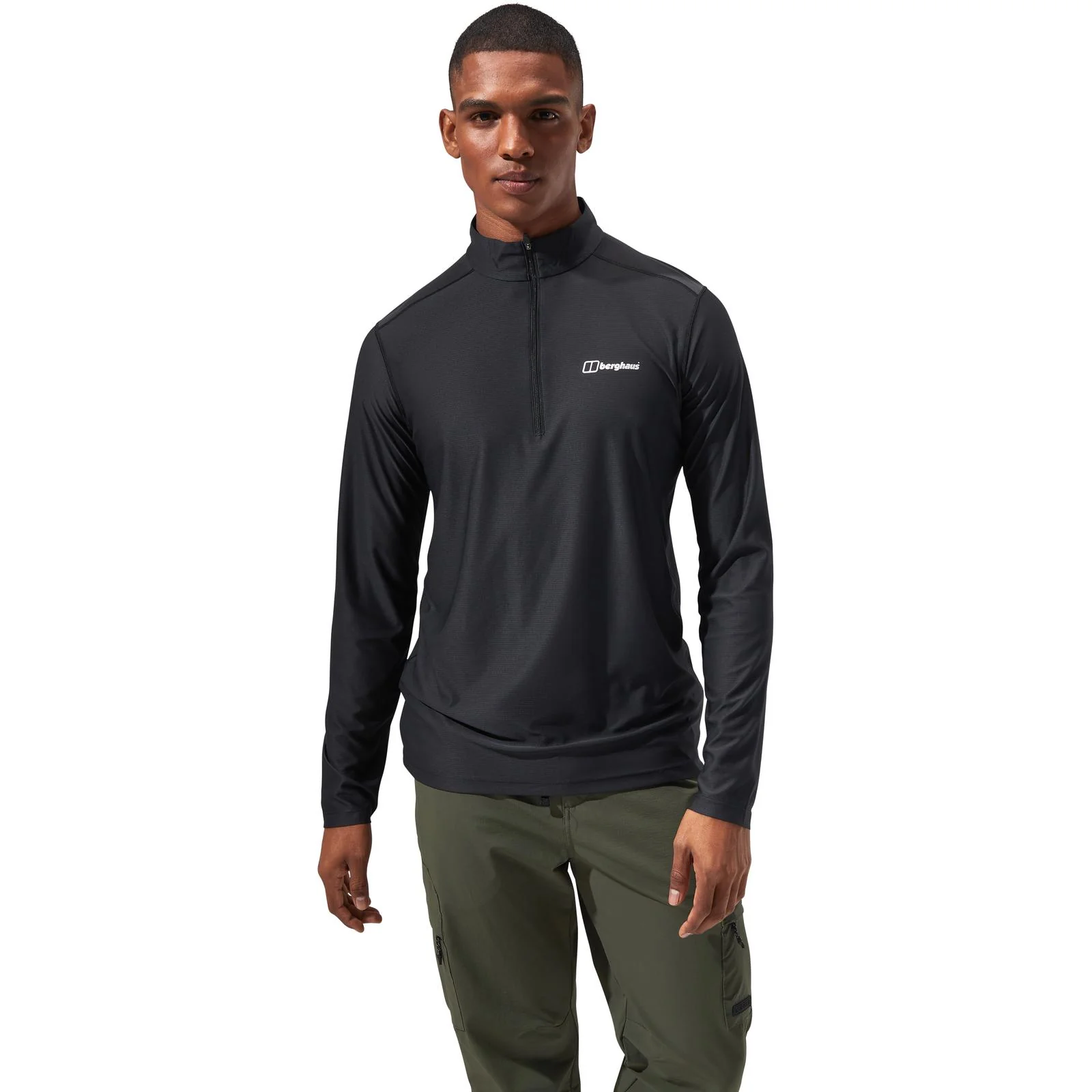 Berghaus Mens 24/7 Long Sleeve Half Zip T-Shirt - Image 2