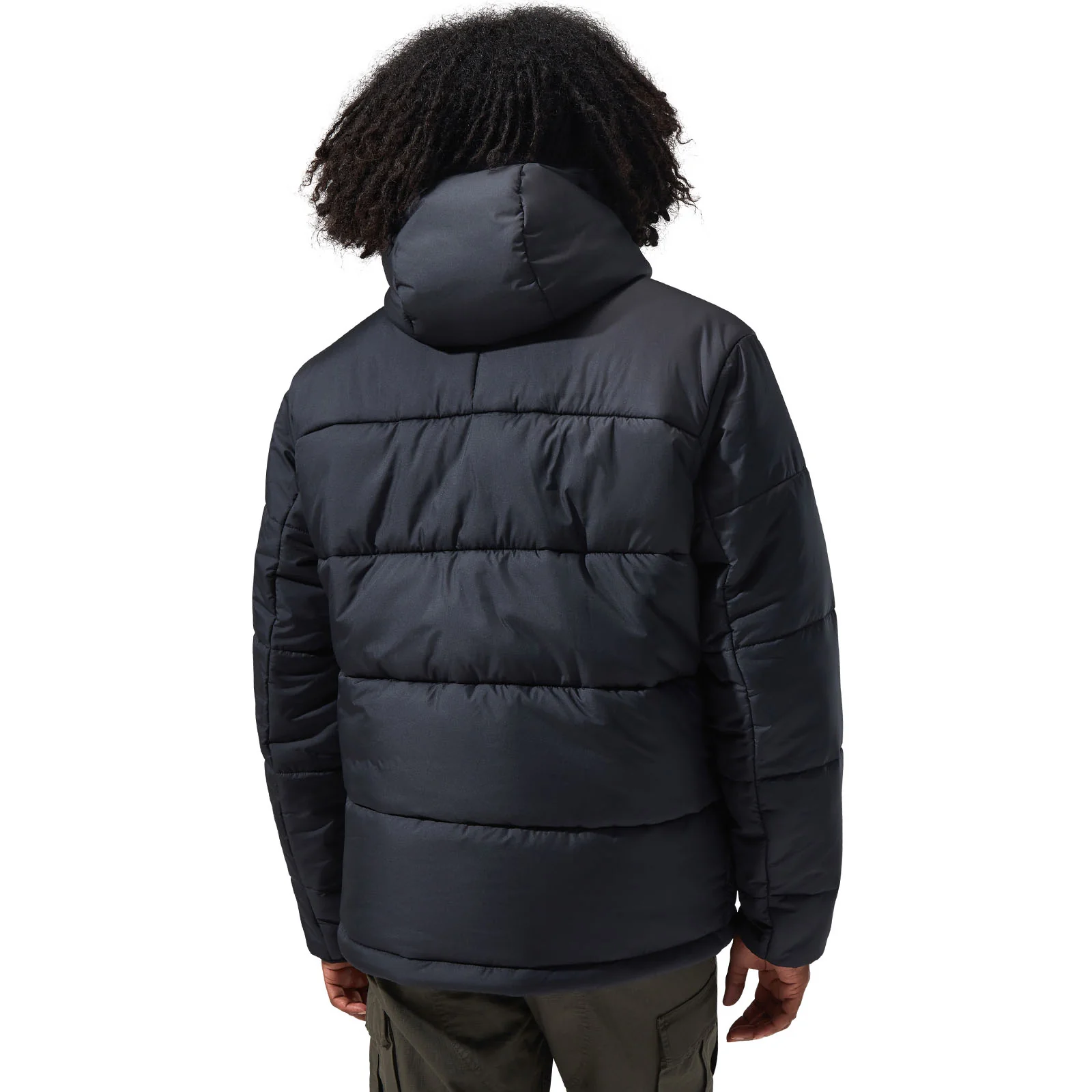 Berghaus Mens Komatiite Hooded Padded Jacket - Black - Image 2