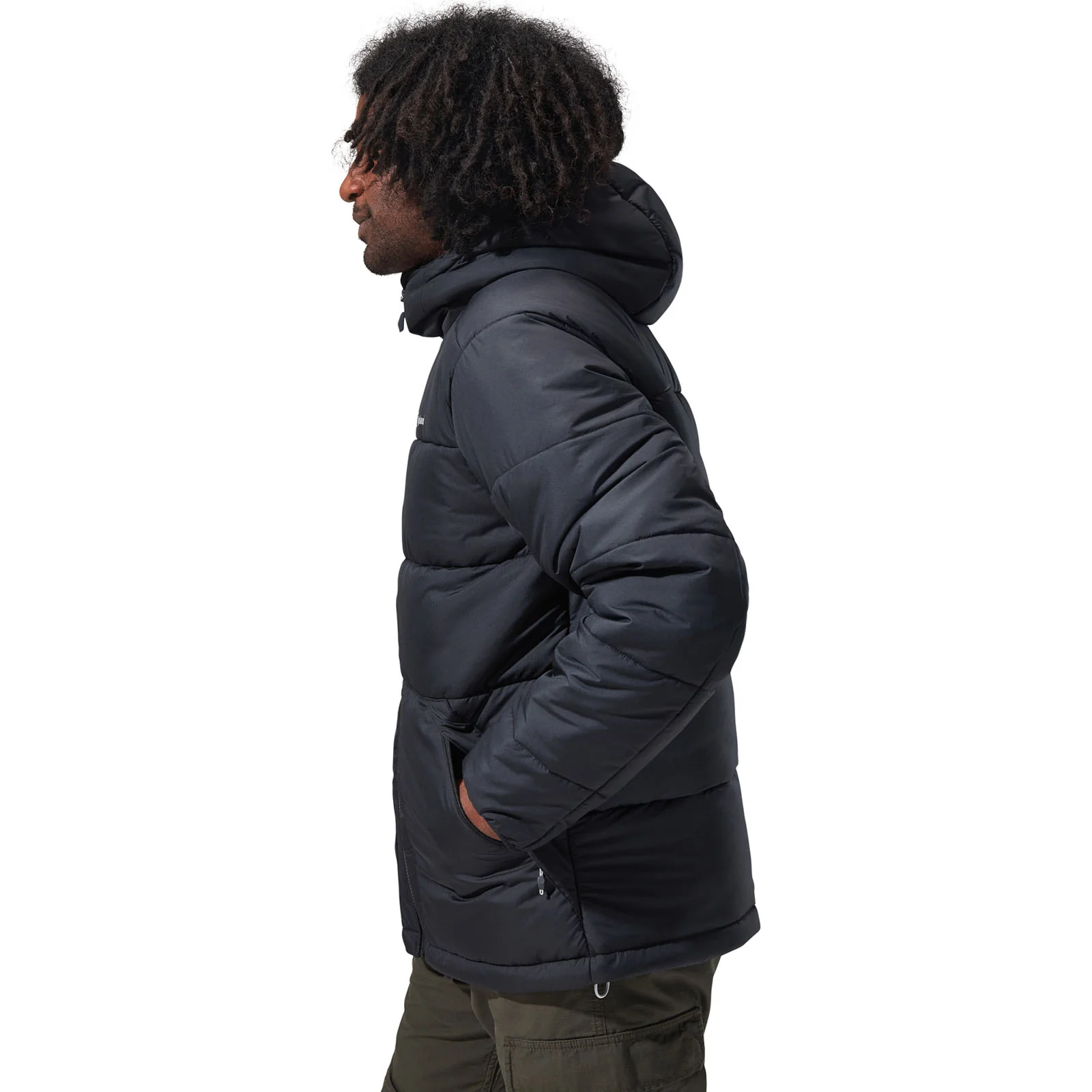 Berghaus Mens Komatiite Hooded Padded Jacket - Black - Image 3