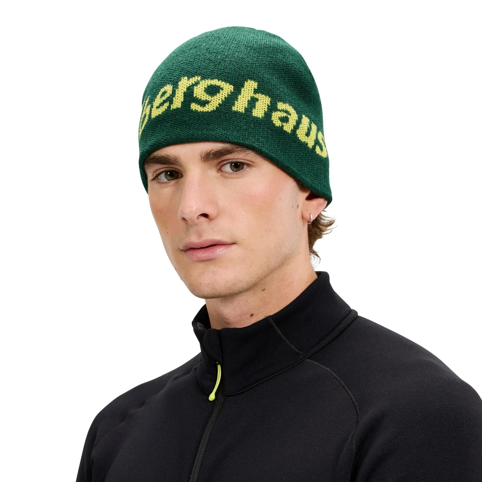 Berghaus Unisex Blocks Large Logo Beanie - Off Peak/Spark - OS - Image 2