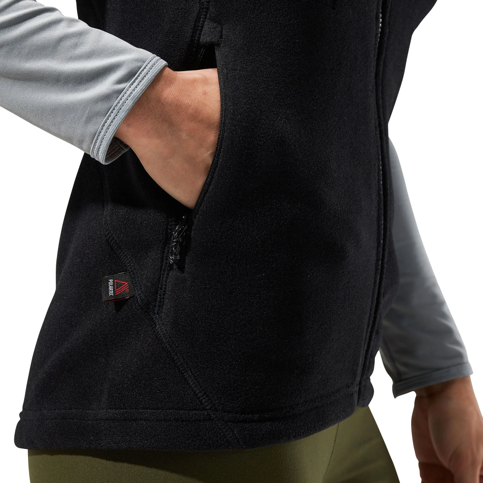 Berghaus Womens Prism Polartec InterActive Fleece Vest - Black - Image 6