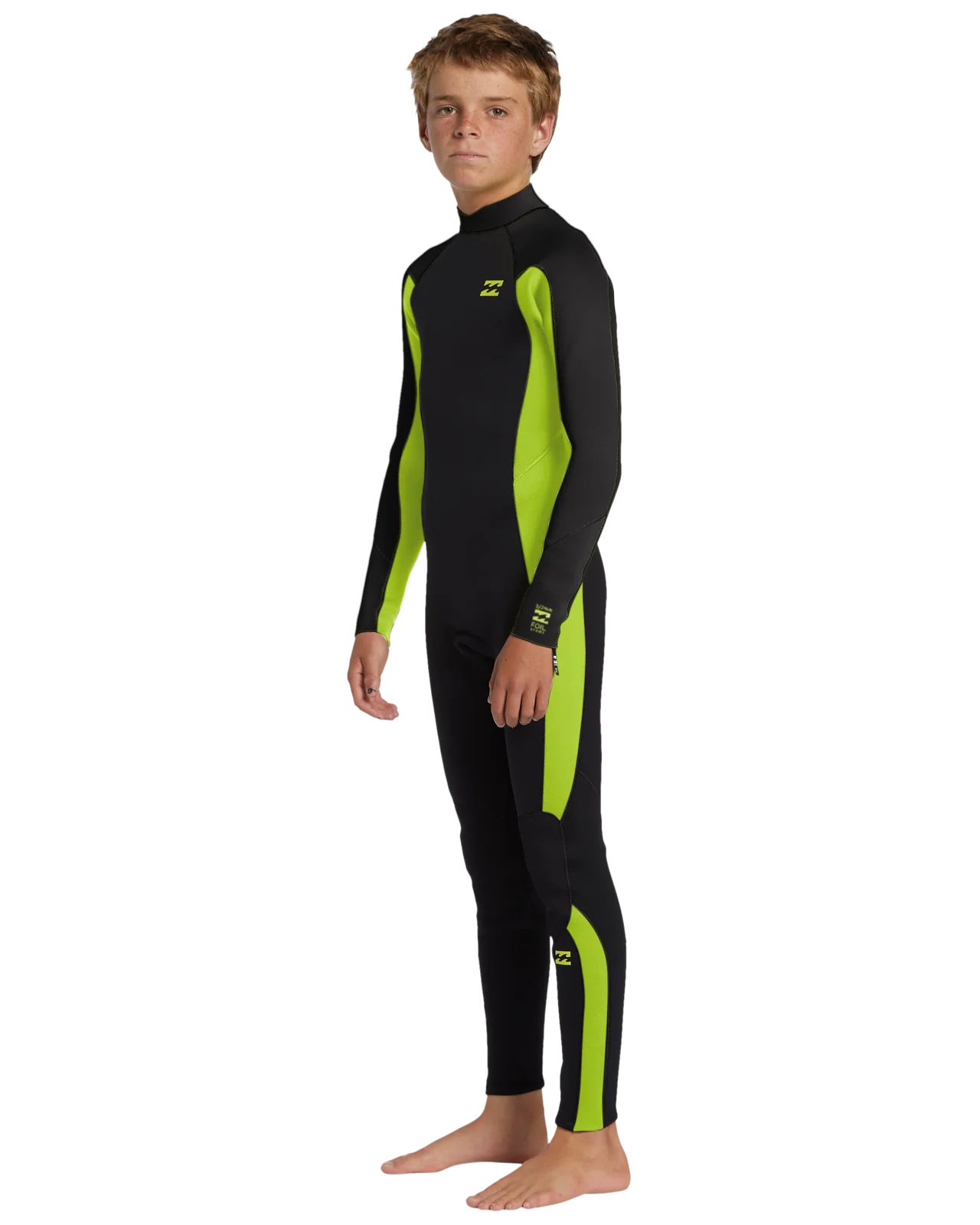 Billabong Kids 3/2mm Foil Back Zip Long Sleeve Full Length Wetsuit - Image 4