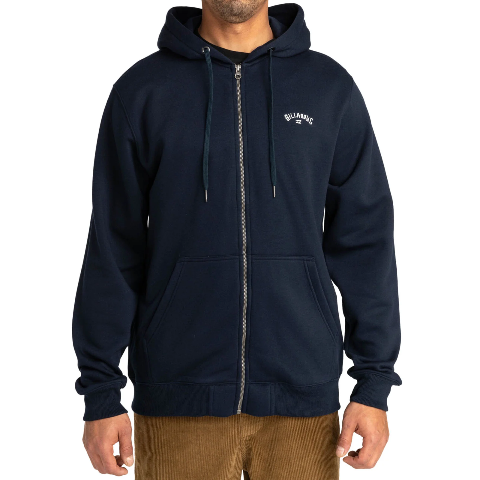 Billabong Mens Arch Zip Full Up Hoodie Hooded Jumper Sweatshirt Sweater Warm - Image 3