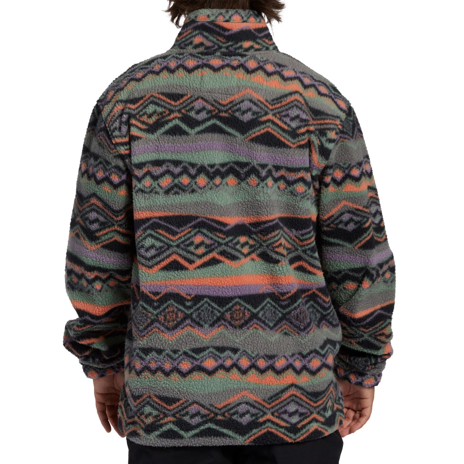 Billabong Mens Boundary Half Zip Mock Neck Fleece - Image 4