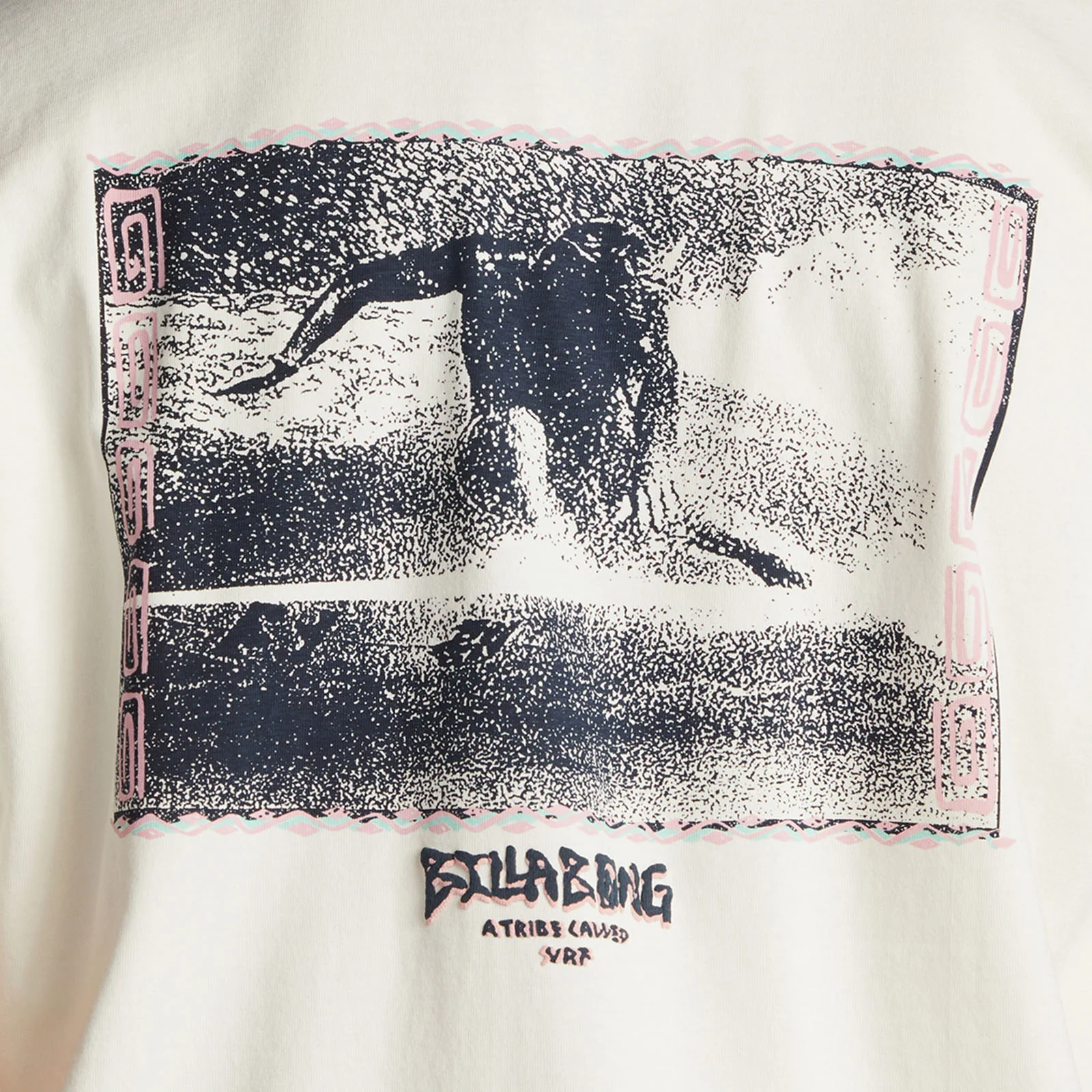 Billabong Mens Collision Crew Neck Cotton T-Shirt - Off White - Image 3