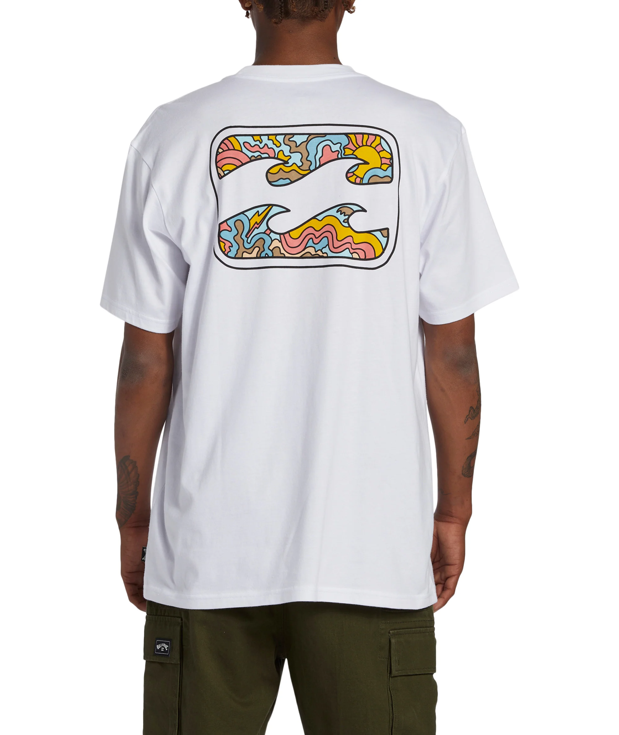 Billabong Mens Crayon Wave Short Sleeve T-Shirt - Image 13