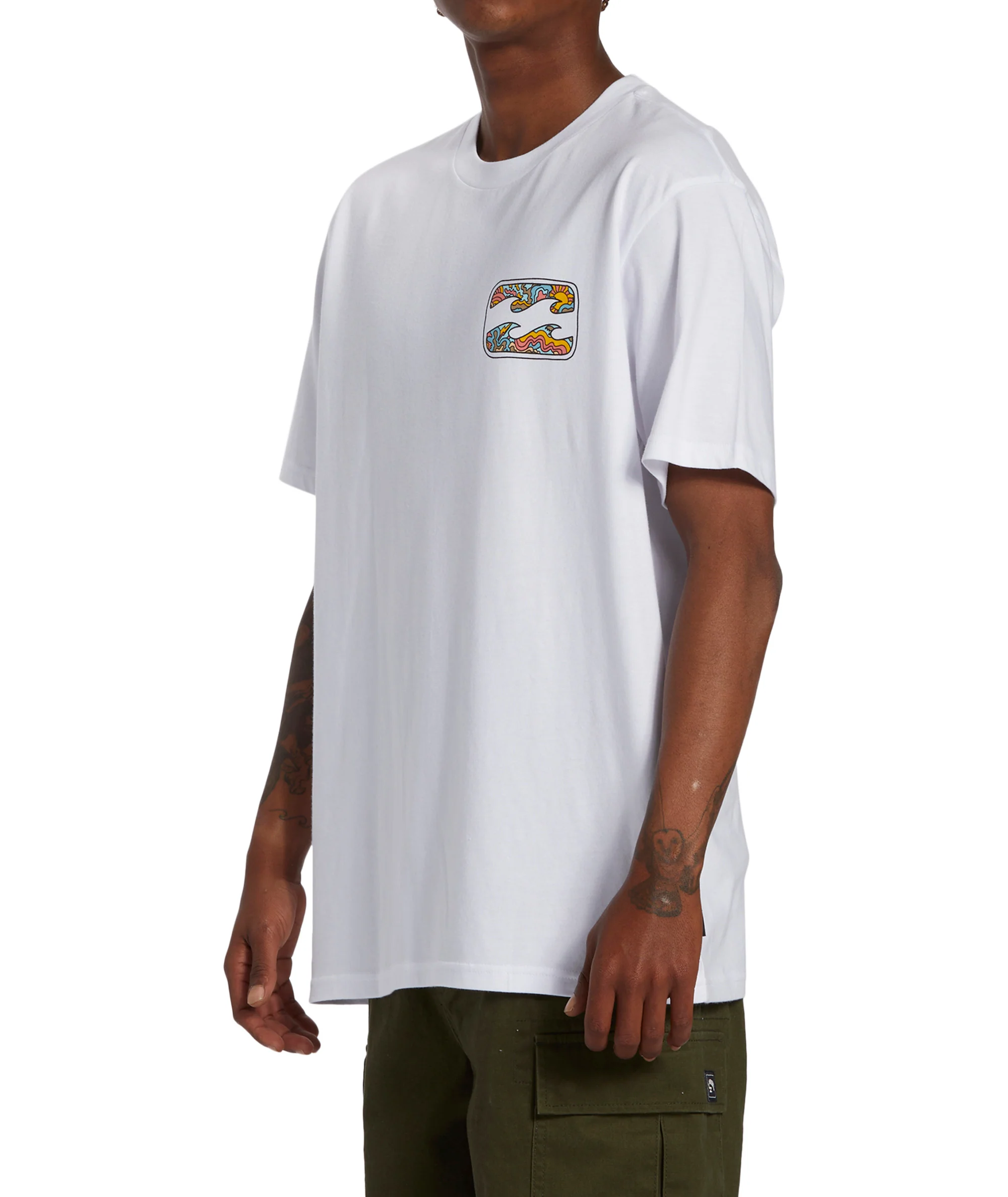 Billabong Mens Crayon Wave Short Sleeve T-Shirt - Image 9