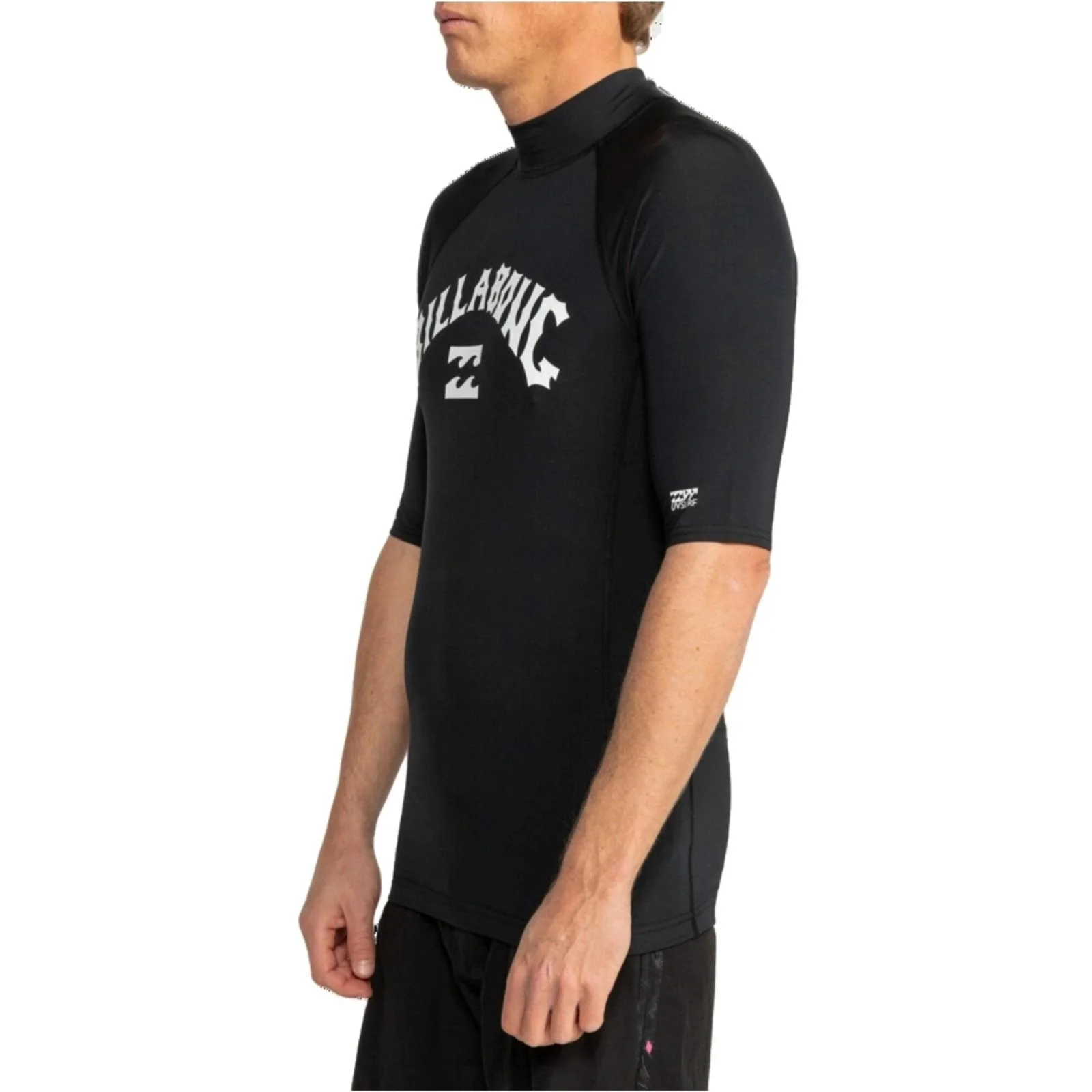Billabong Mens Logo Surf Short Sleeve Rash Vest - Image 8