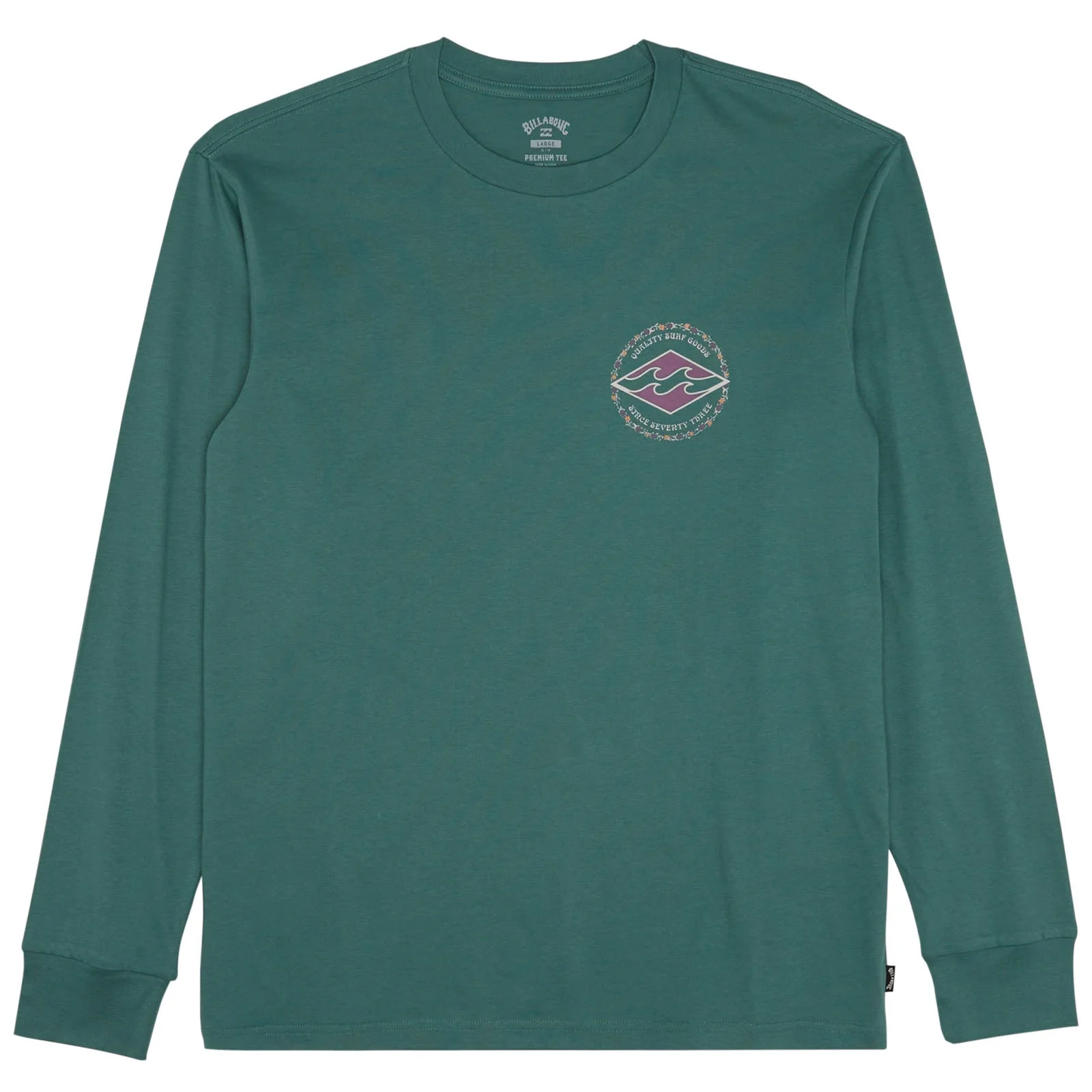 Billabong Mens Rotor Diamond Long Sleeve Cotton T-Shirt - Image 2
