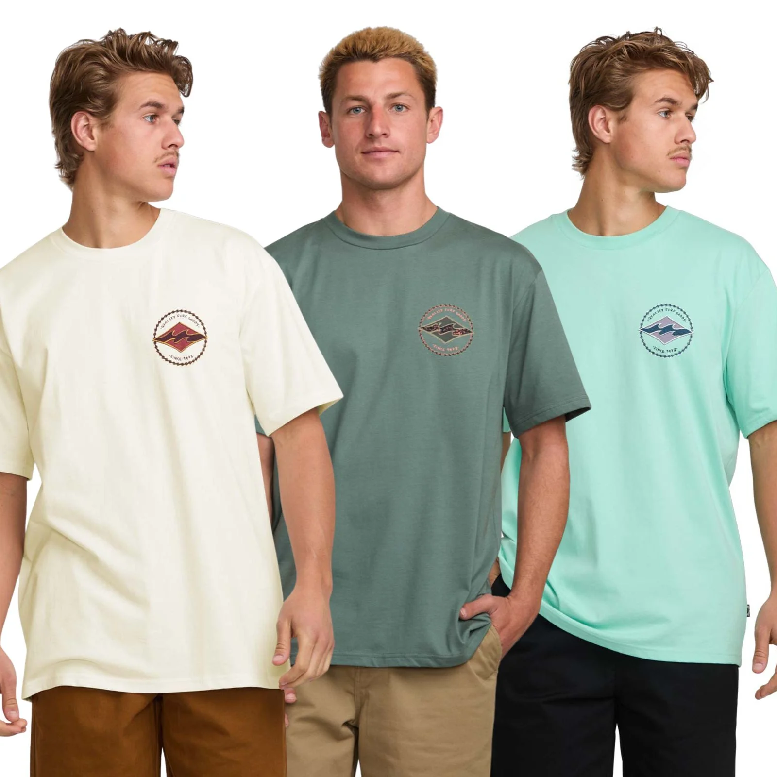 Billabong Mens Rotor Diamond R Short Sleeve T-Shirt