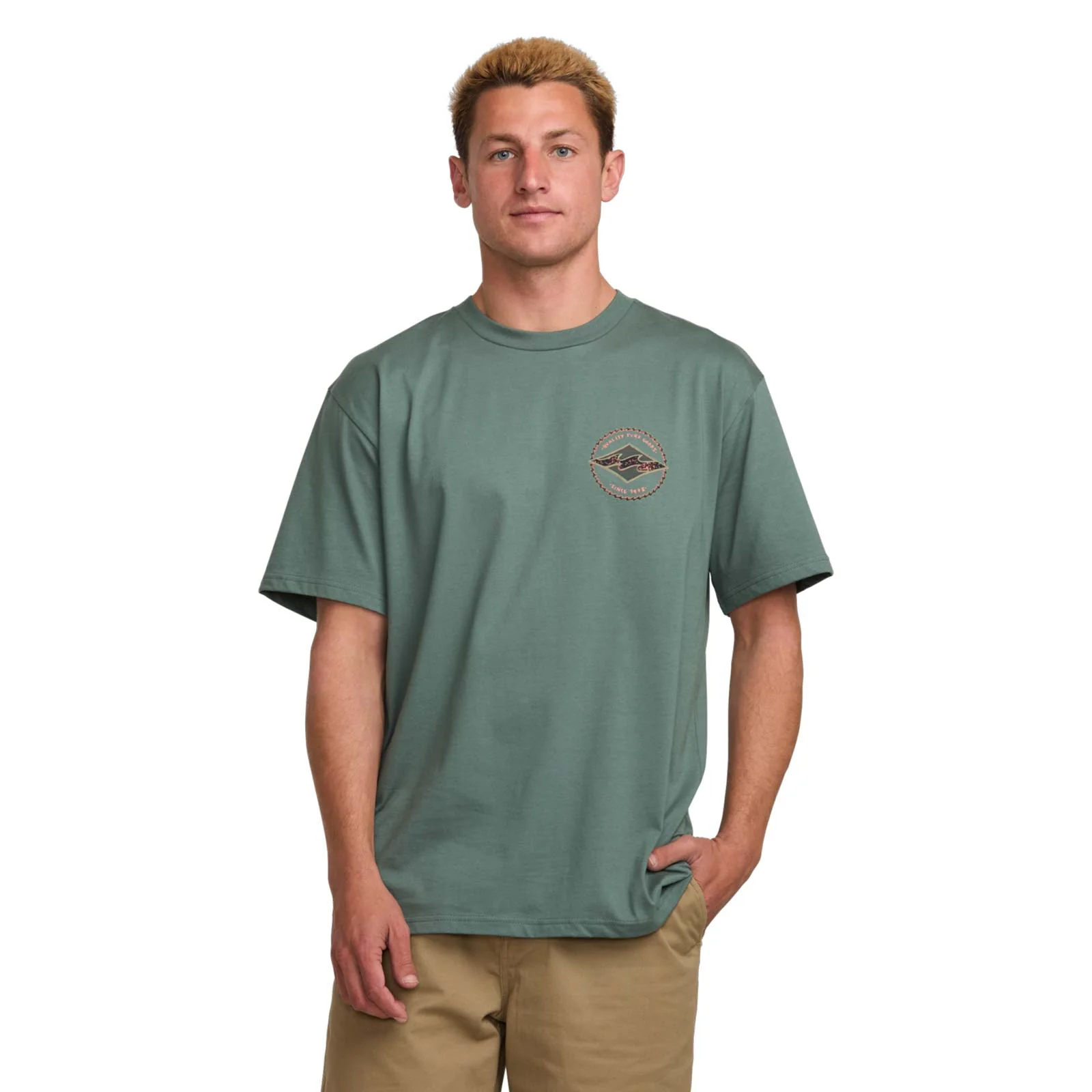 Billabong Mens Rotor Diamond R Short Sleeve T-Shirt - Image 3