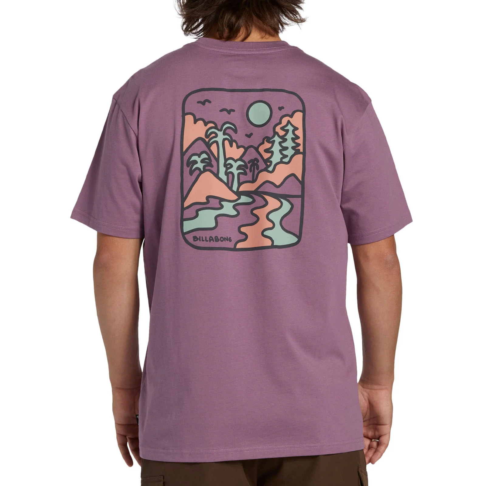 Billabong Mens Shine Crew Neck Cotton T-Shirt - Image 2