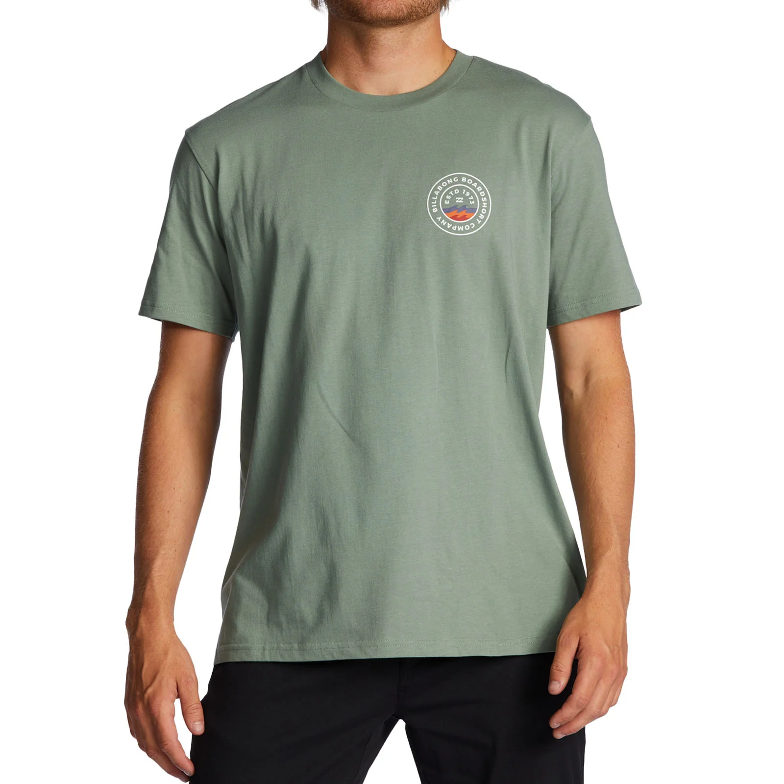 Billabong Mens Walled Short Sleeve Cotton T-Shirt Top Tee - Image 3