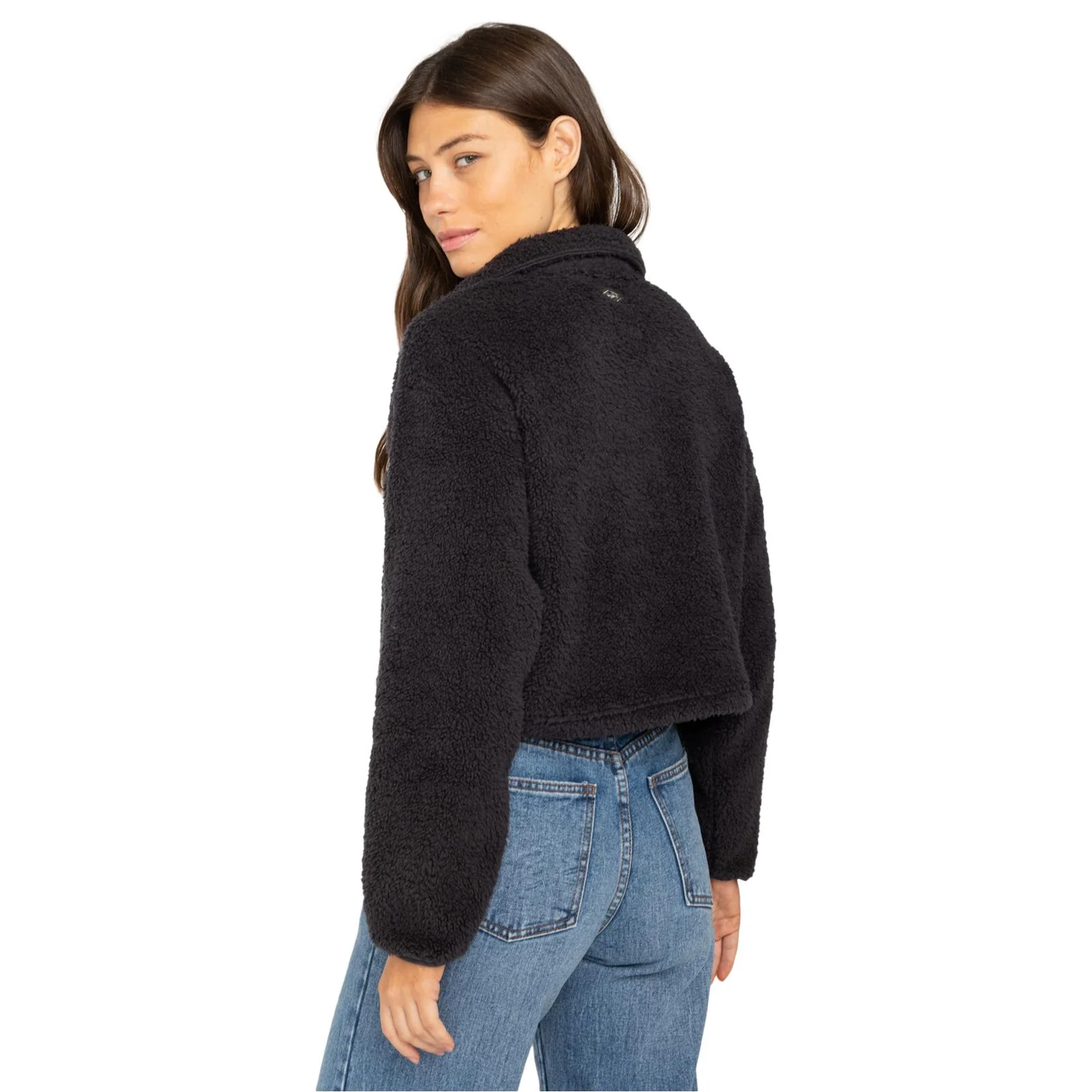 Billabong Womens Holiday Half Zip Polar Pullover Fleece - Image 3