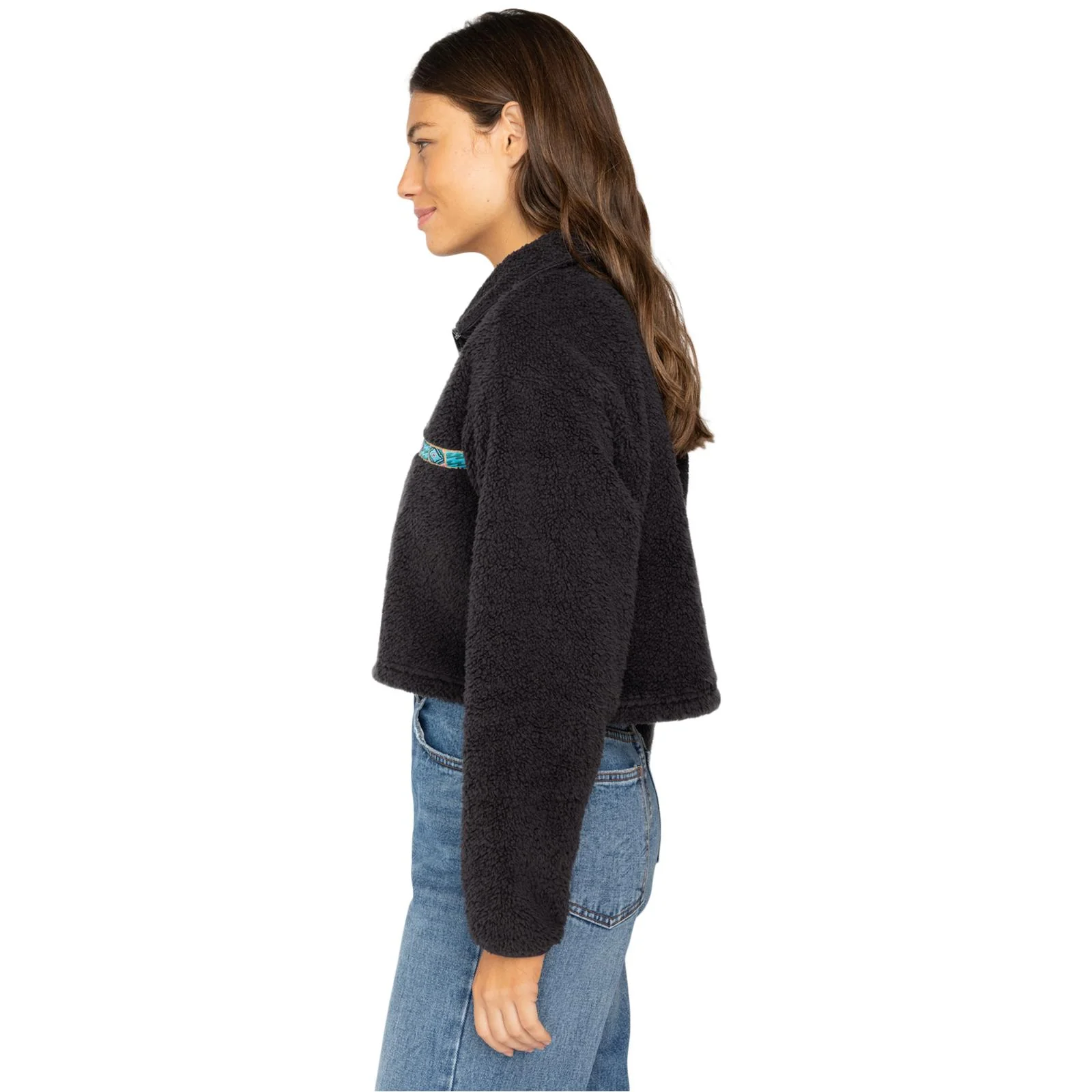 Billabong Womens Holiday Half Zip Polar Pullover Fleece - Image 5