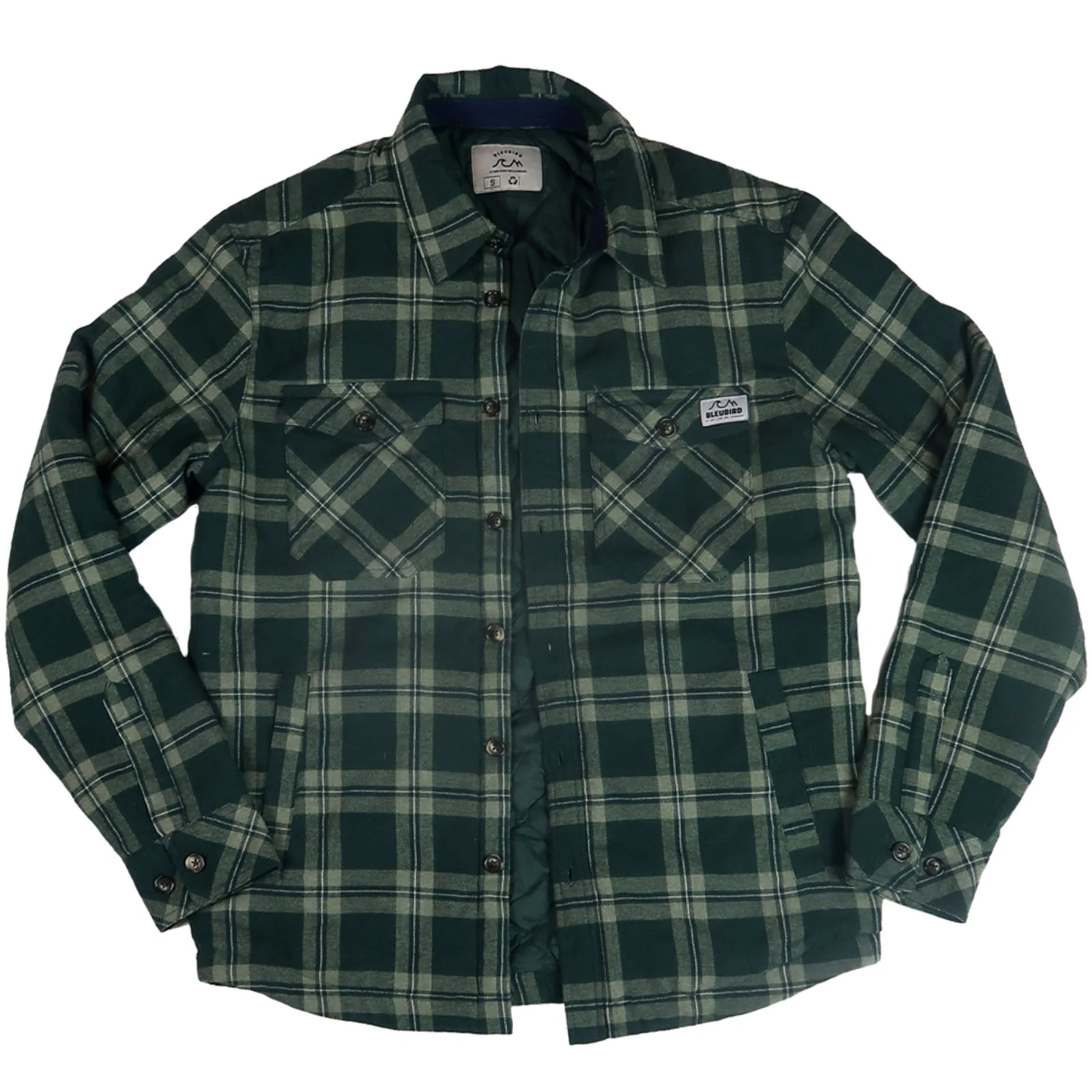Bleubird Unisex Sequoia Checkered Long Sleeve Shirt - Image 3