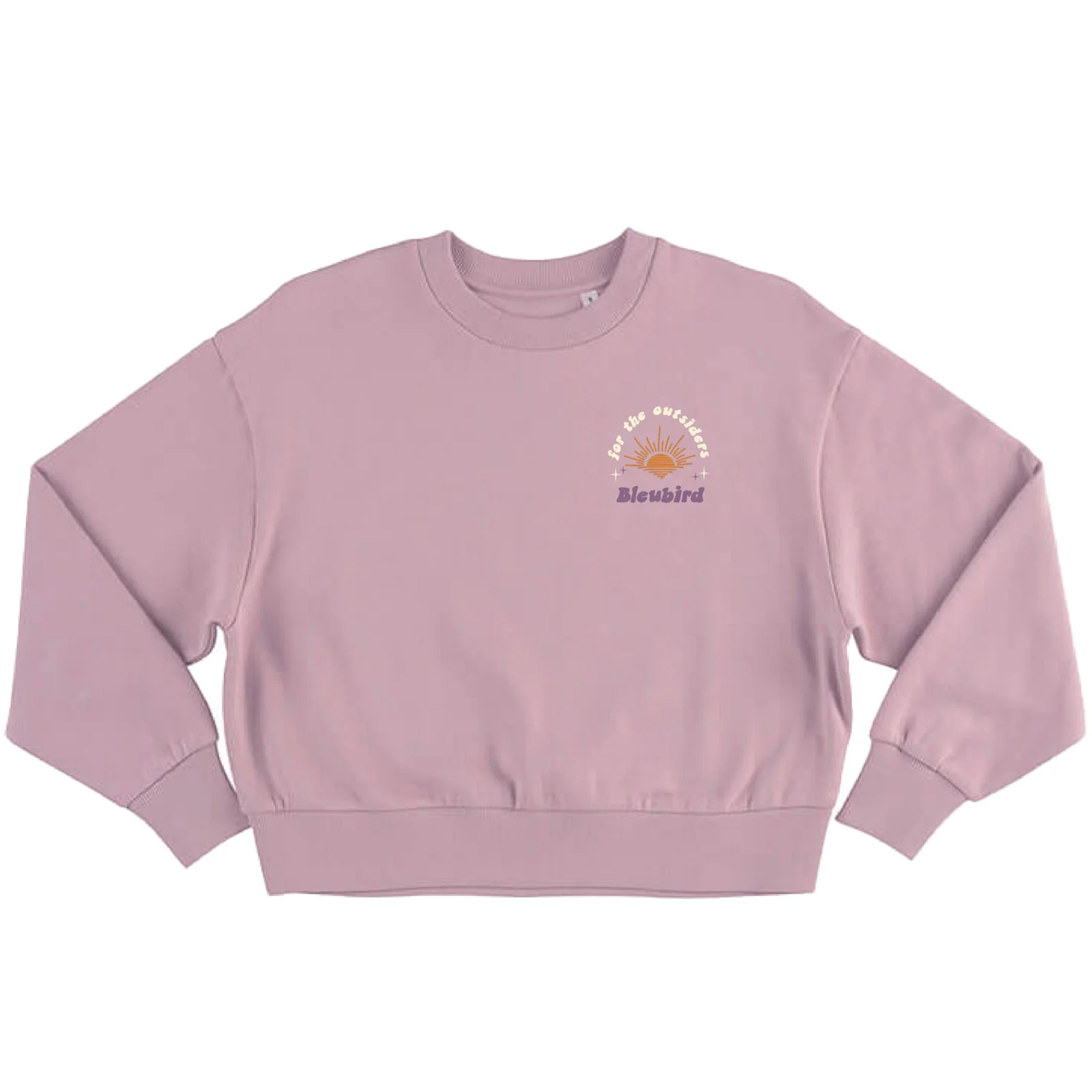 Bleubird Womens Outsider Cropped Crew Neck Sweatshirt - Image 4