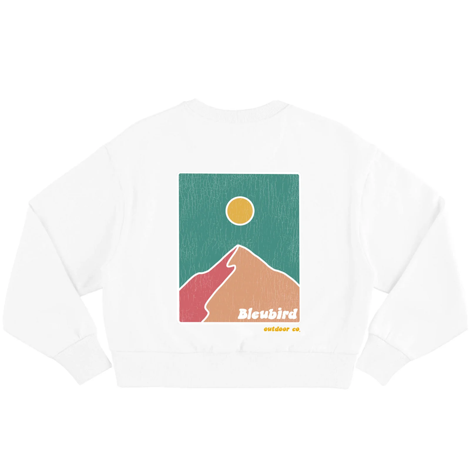 Bleubird Womens Picos Cropped Crew Neck Sweatshirt - Image 3