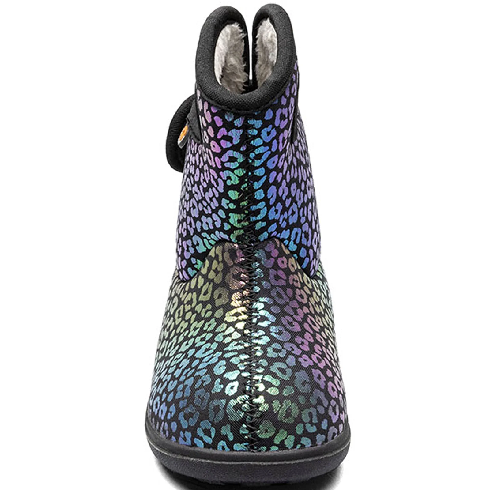 BOGS Toddler Baby BOGS II Rainbow Leopard Rain Boots - Black Multi - Image 3