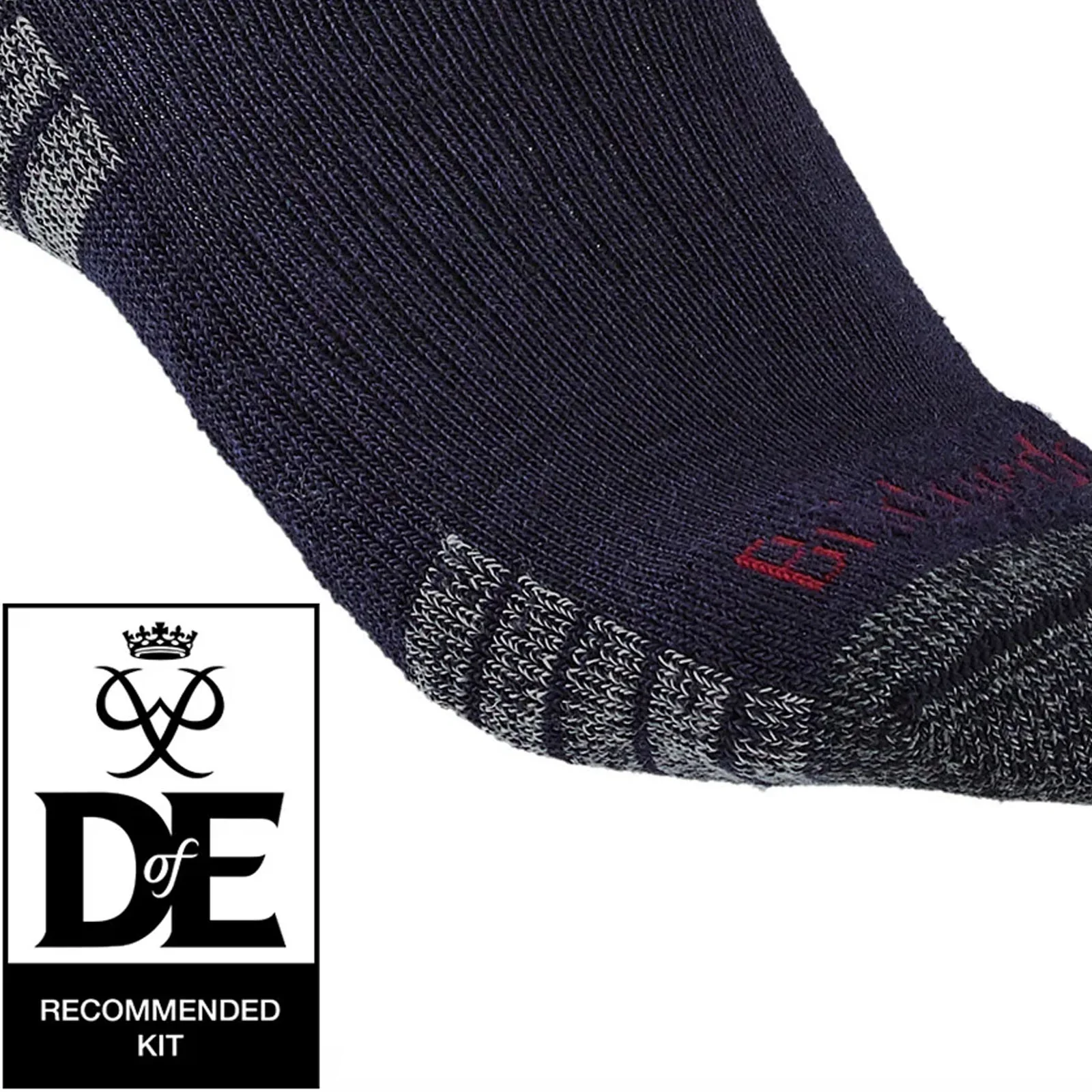 Bridgedale Mens Hike Lightweight Merino Performance Socks - Petrol/Navy - Image 4