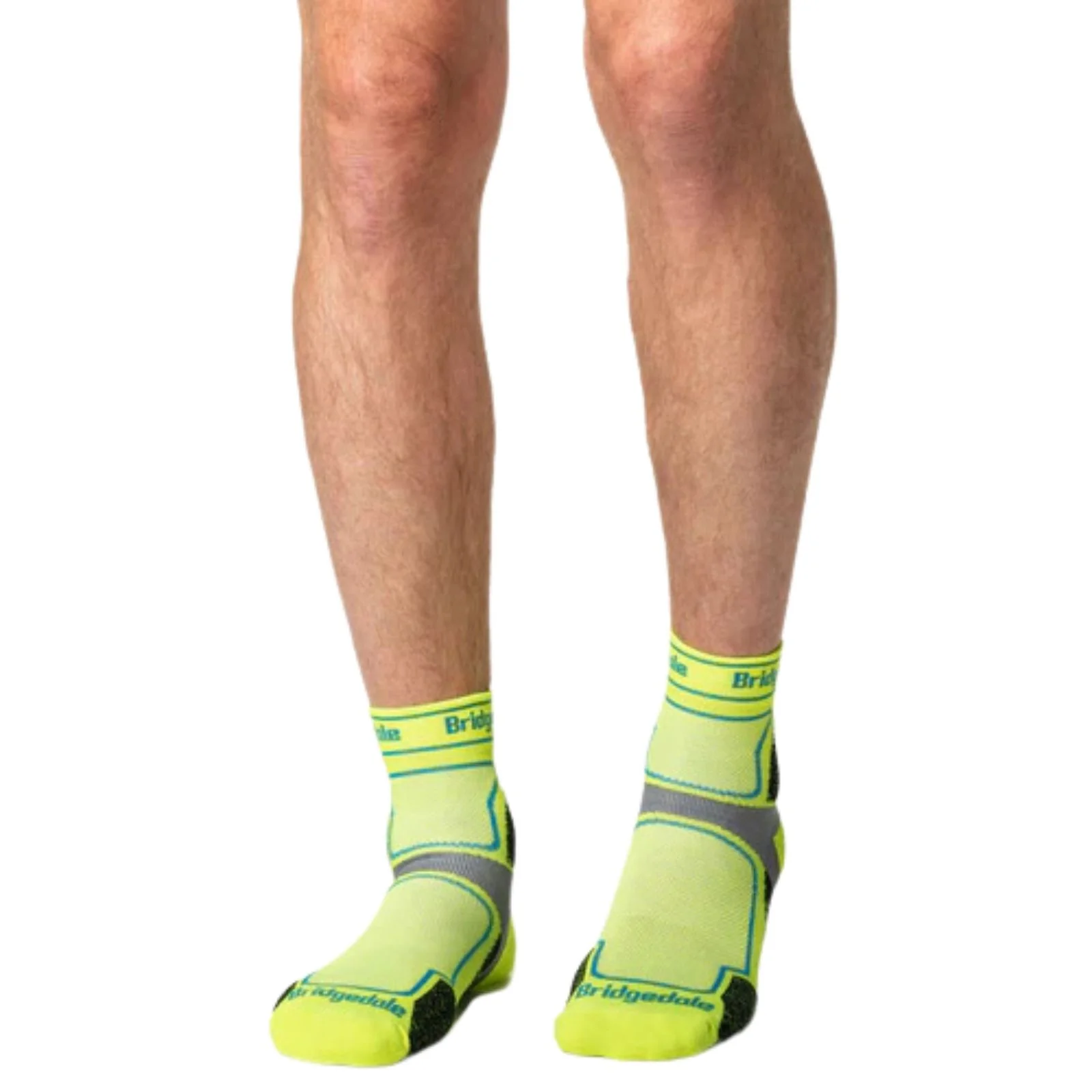 Bridgedale Mens Trail Run Ultralight T2 Coolmax Sport 3/4 Crew Socks - Image 11
