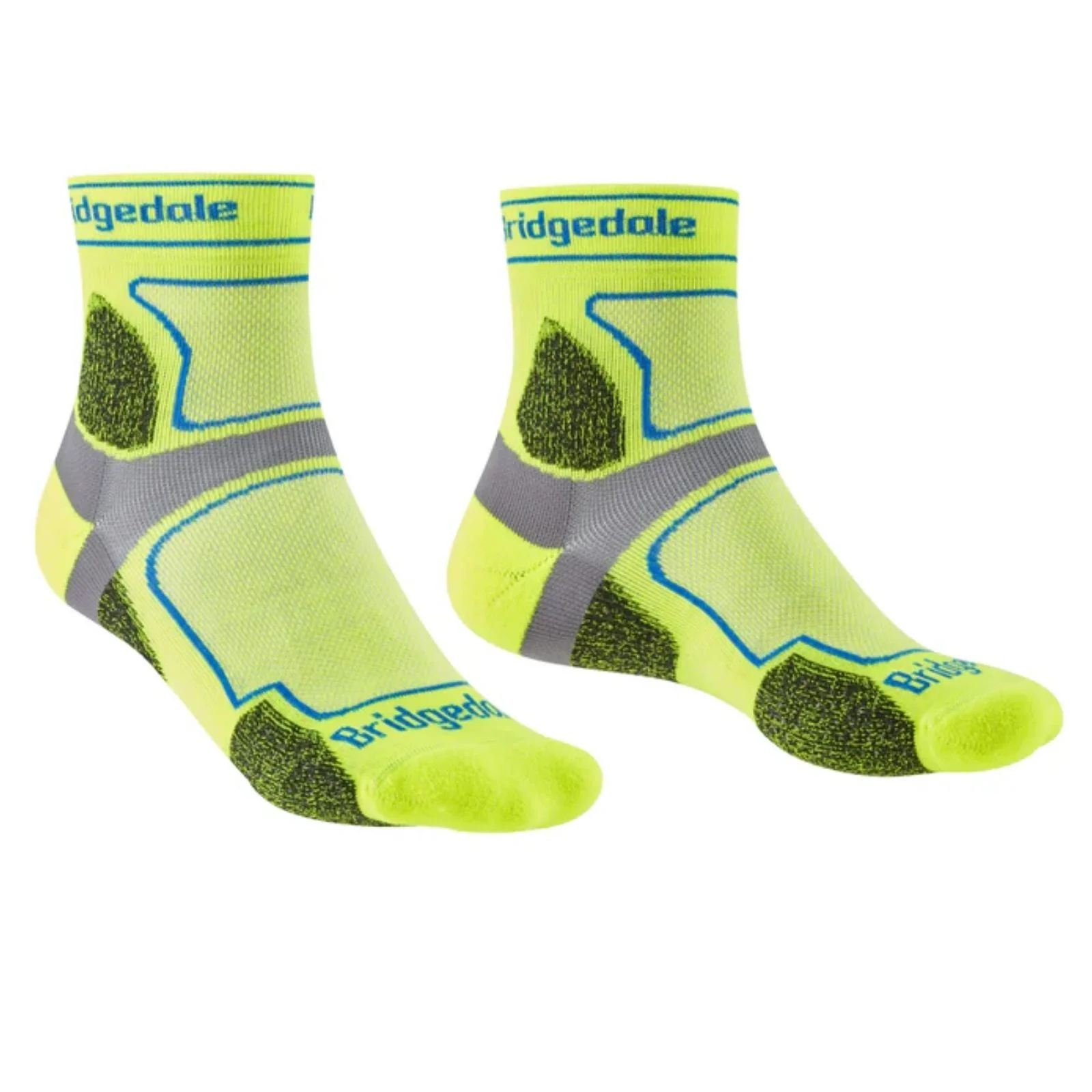 Bridgedale Mens Trail Run Ultralight T2 Coolmax Sport 3/4 Crew Socks - Image 4