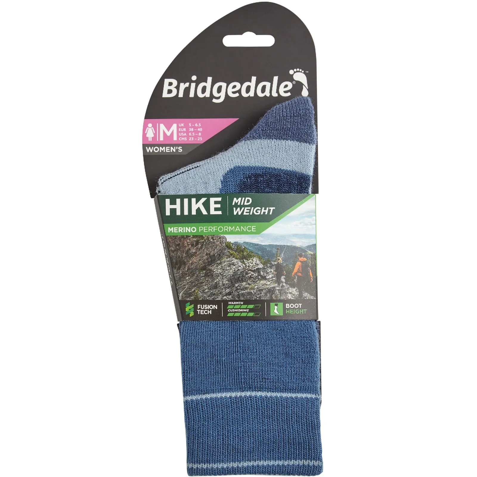 Bridgedale Womens Midweight Merino Performance Walking Socks - Image 7